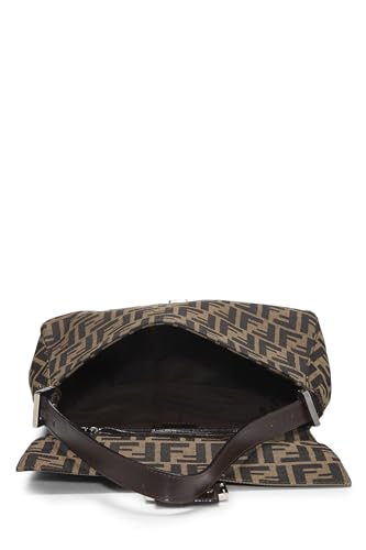 Fendi, Brown Zucca Canvas Mama, Brown