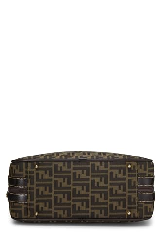 Fendi, Brown Zucca Canvas Briefcase, Brown