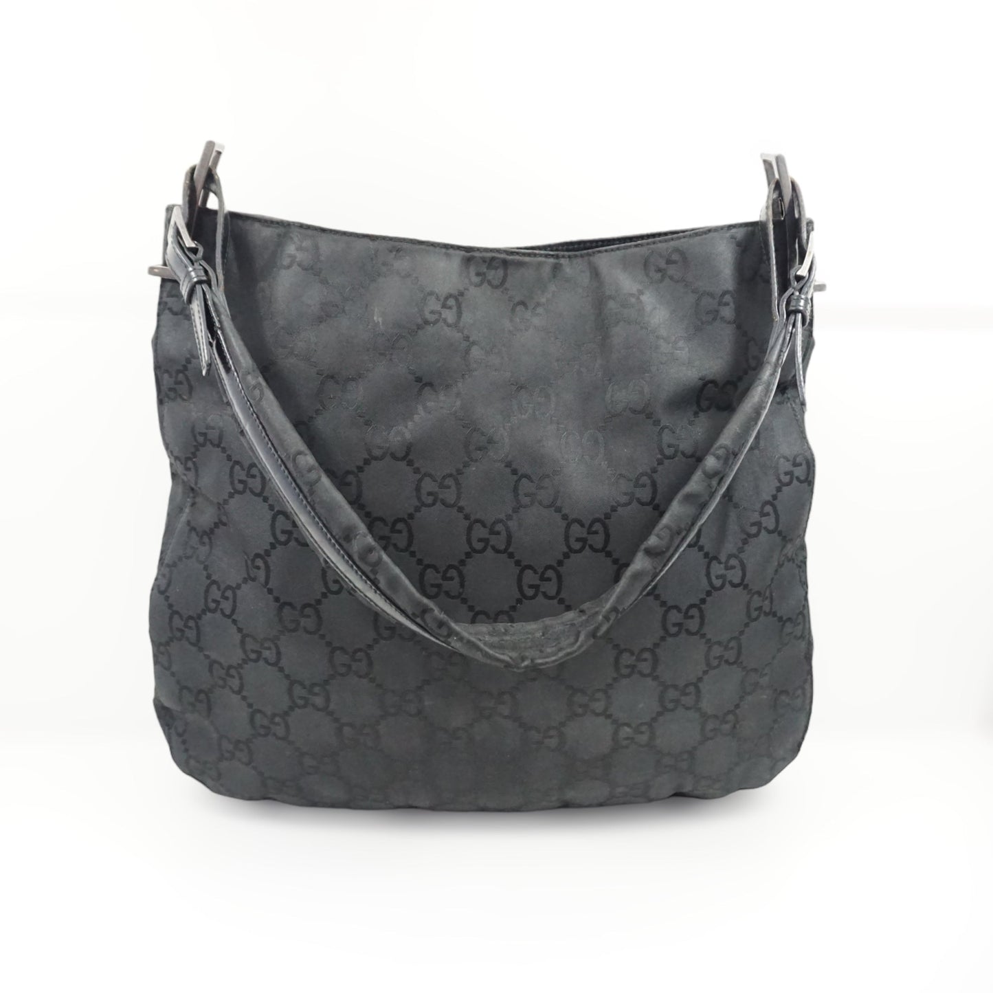 Gucci Monogram Nylon Shoulder Bag