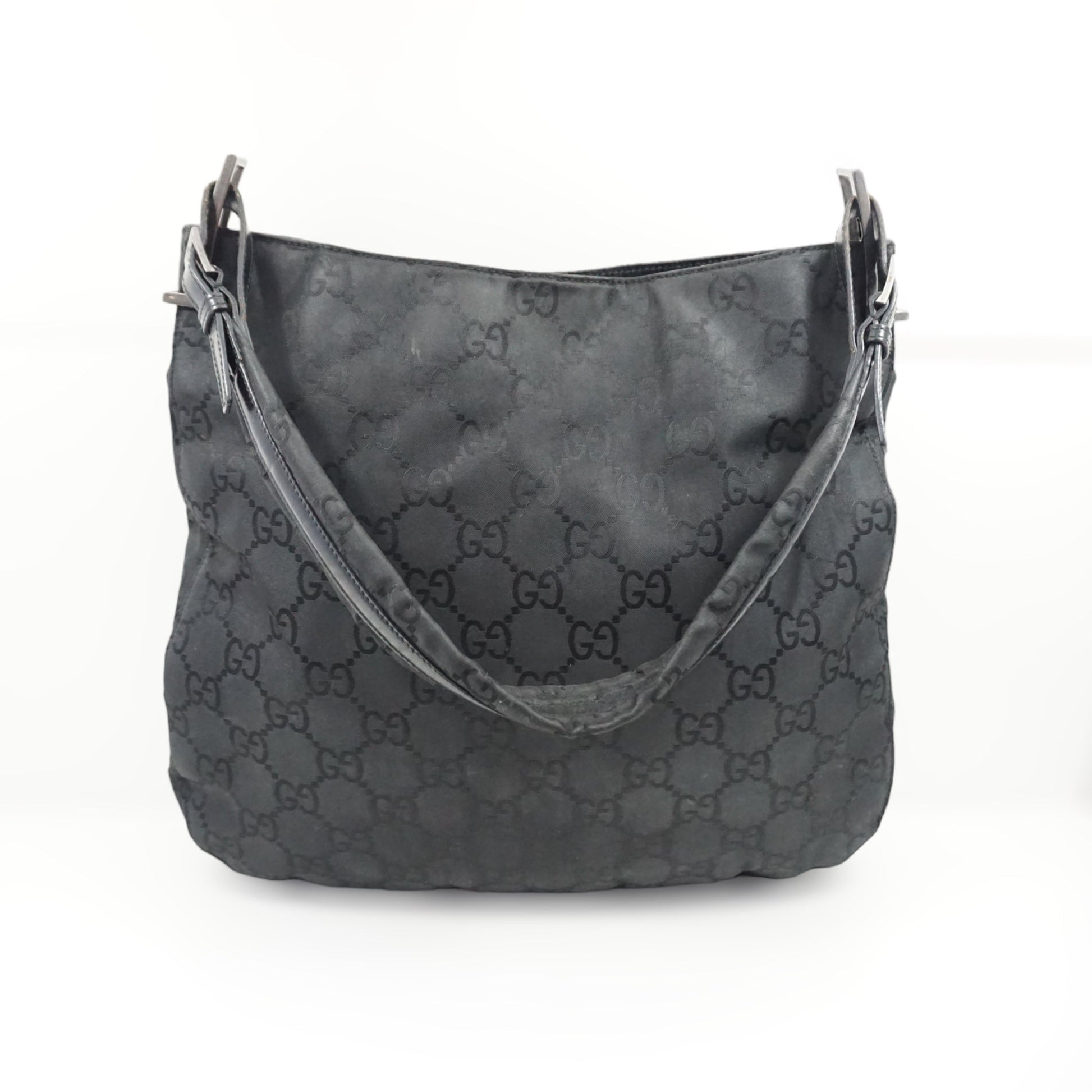 Gucci Monogram Nylon Shoulder Bag