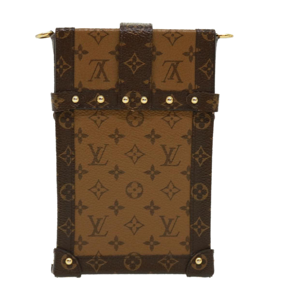 LOUIS VUITTON Reverse Pochette Trunk Vertical Shoulder Bag LV 32652A