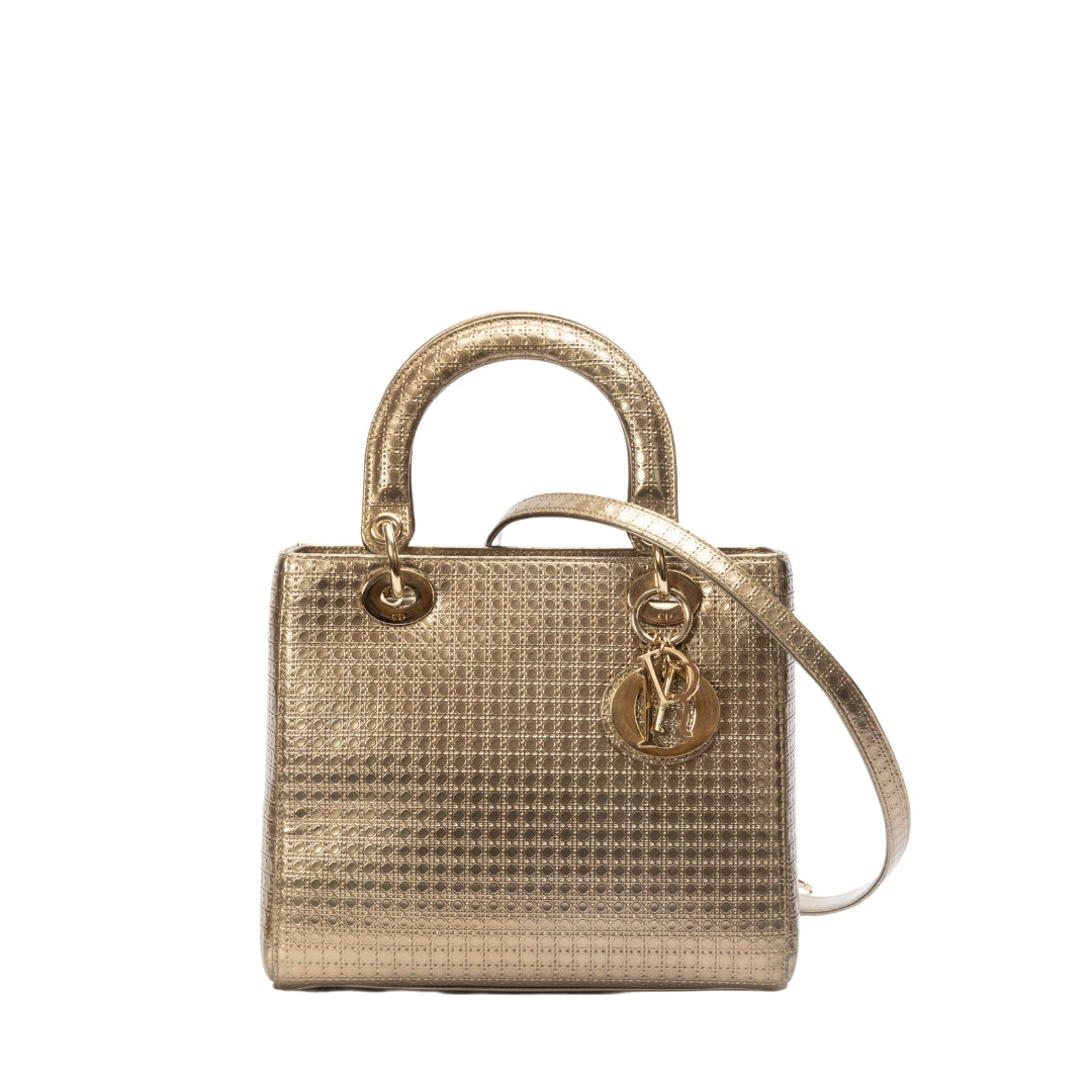 Dior Lady Dior Leather Tote