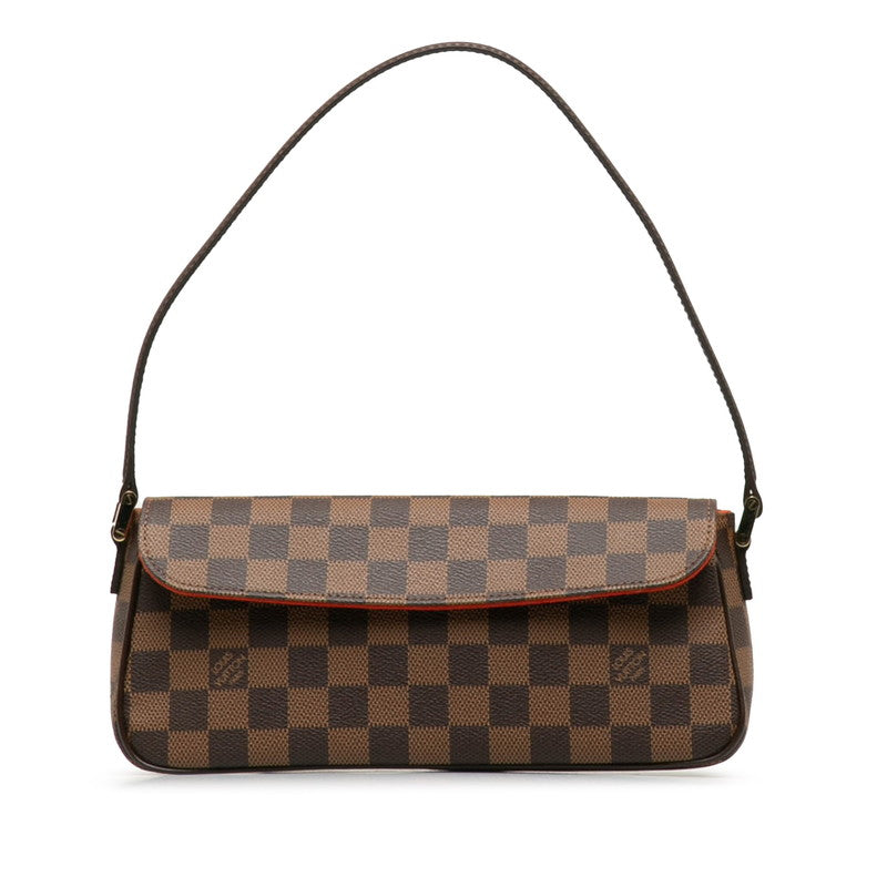 Louis Vuitton Recoleta Shoulder Bag Brown PVC Louis Vuitton