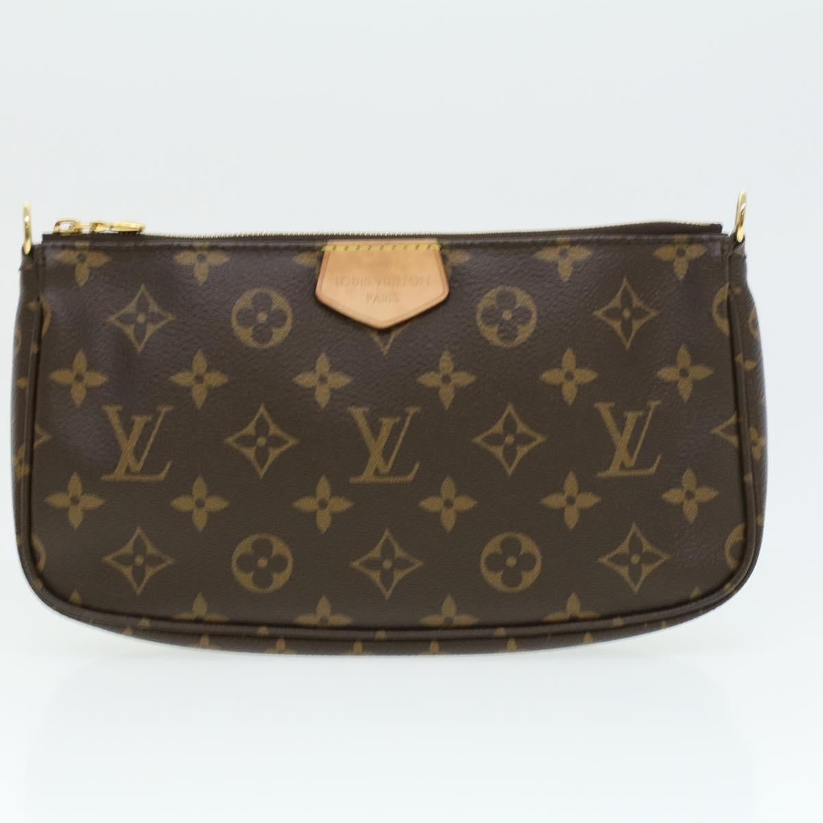 LOUIS VUITTON Monogram Multi Pochette Accessoires Pouch Khaki LV 33620A Clutch