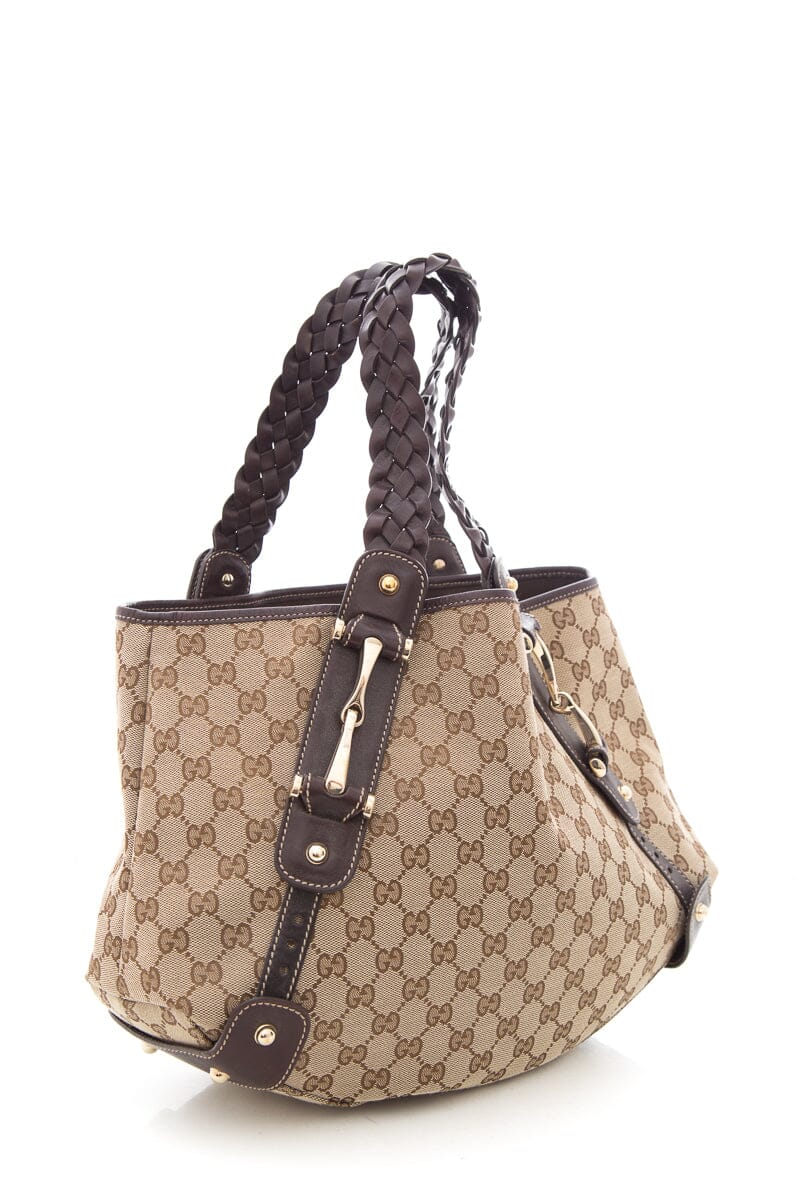 Gucci Brown Monogram Shoulder Bag