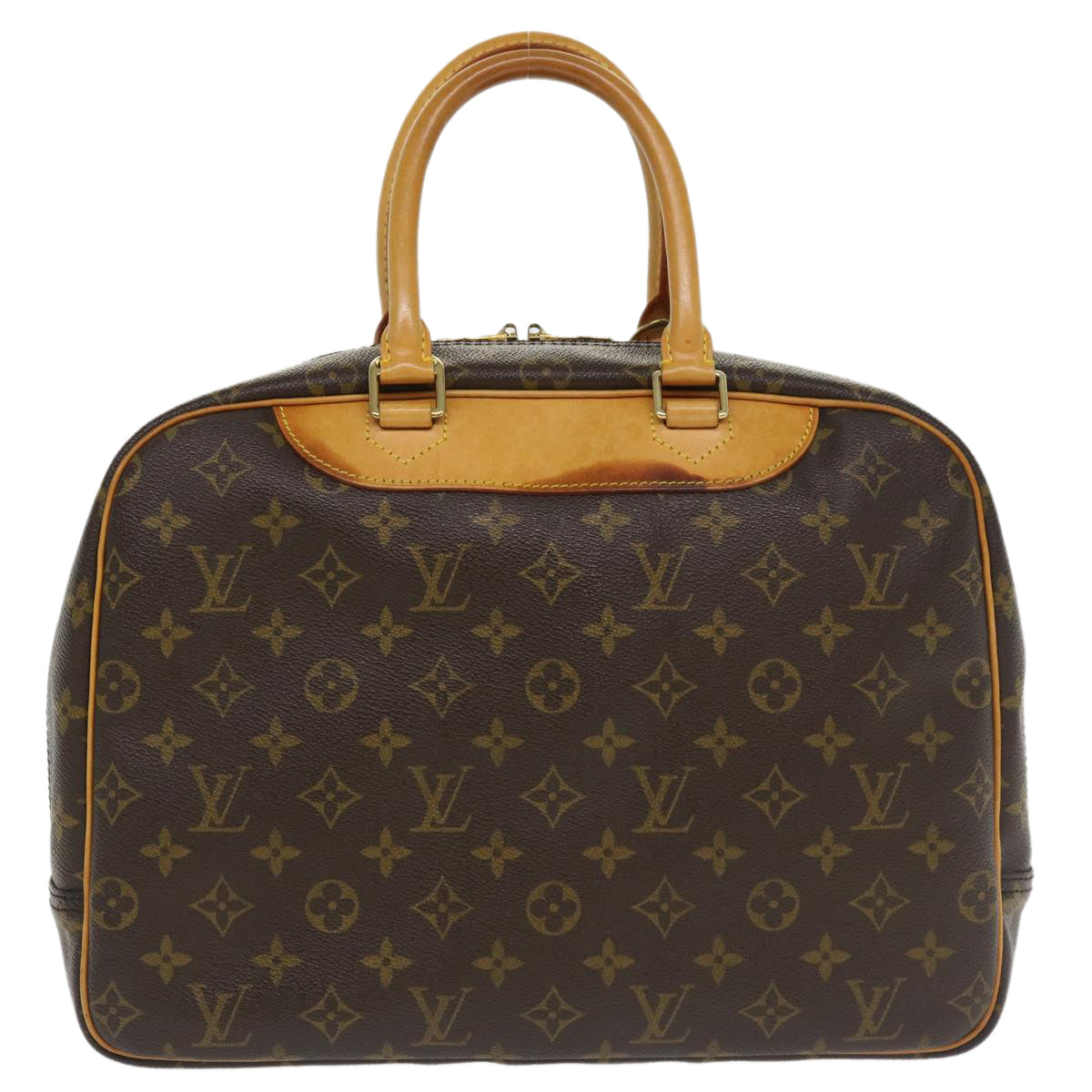 LOUIS VUITTON Monogram Deauville Hand Bag LV Auth
