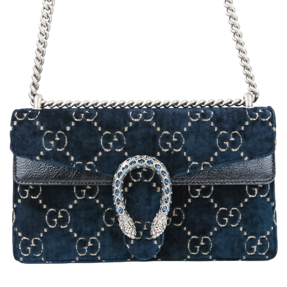 Gucci Dionysus GG Velvet Chain Shoulder Bag