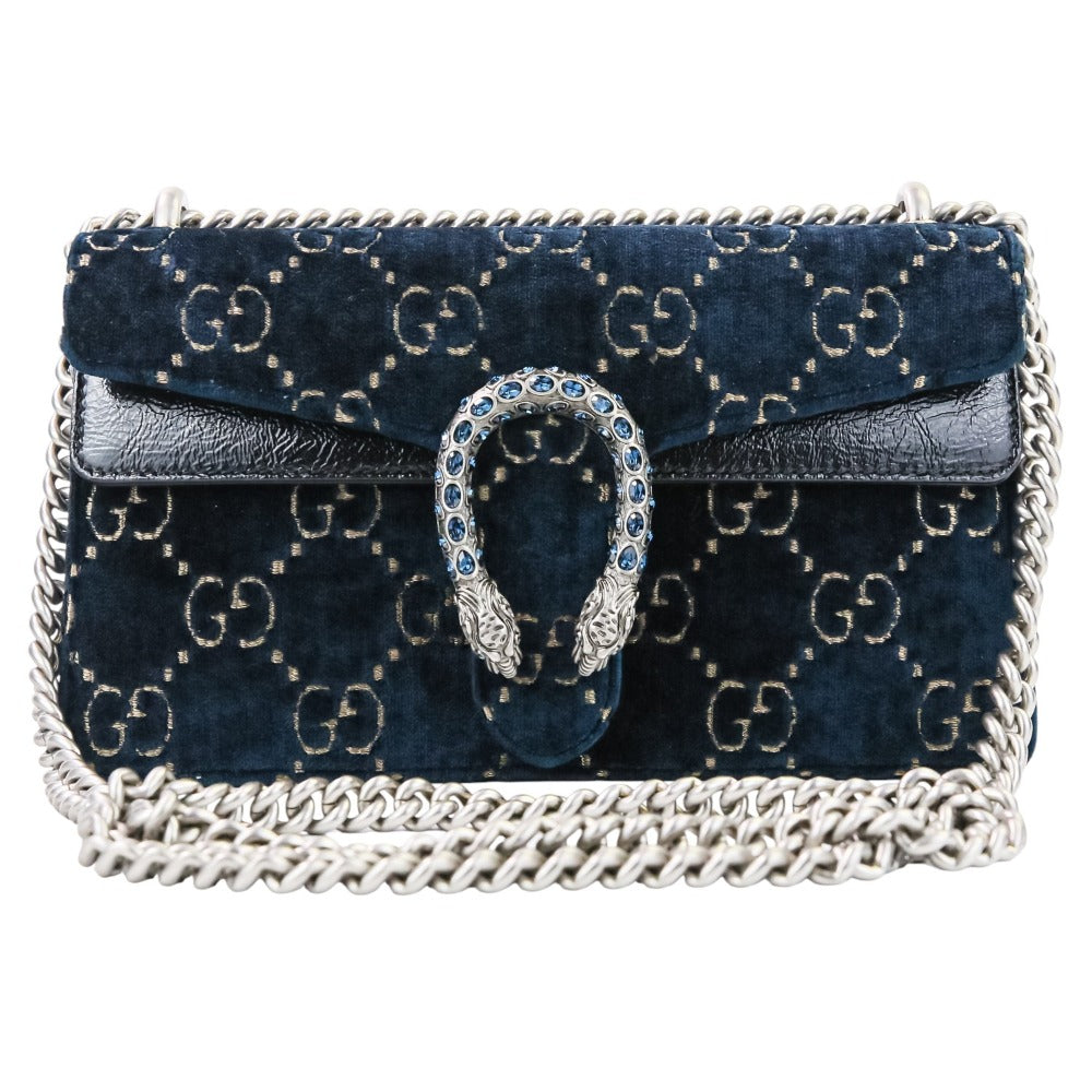 Gucci Dionysus GG Velvet Chain Shoulder Bag