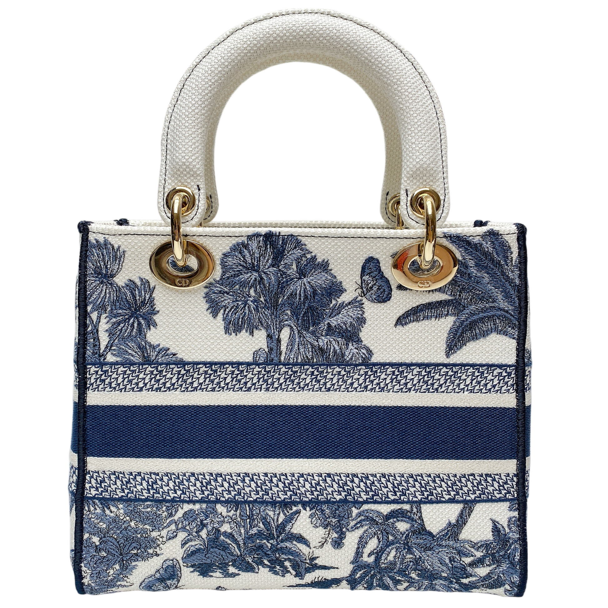 Dior Lou Lady Dior Canvas Handbag