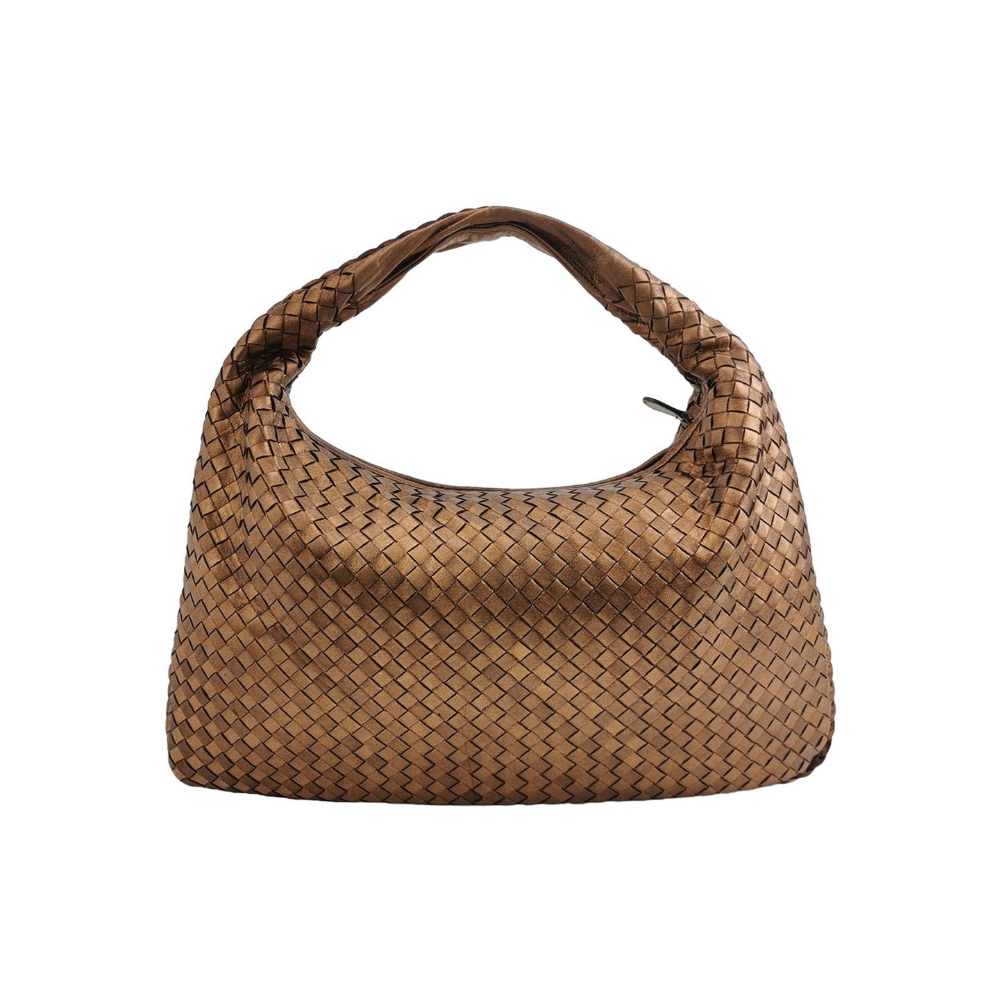 Bottega Veneta Veneta Hobo Large Metallic Copper Leather 46cm