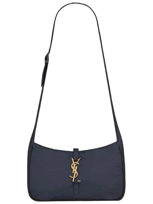 Luxury Saint Laurent Trending 2026 5 A 7 Regenerated Nylon Shoulder Bag Navy