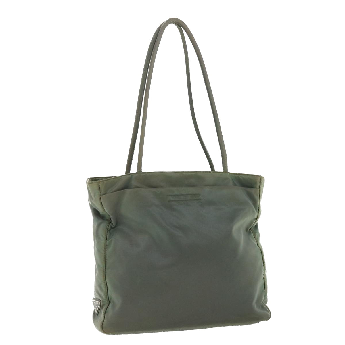 Prada Shoulder Bag Nylon Gray