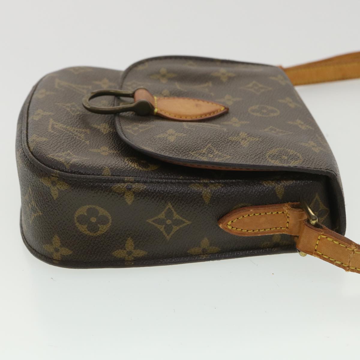 LOUIS VUITTON Monogram Saint Cloud MM Shoulder Bag LV Auth