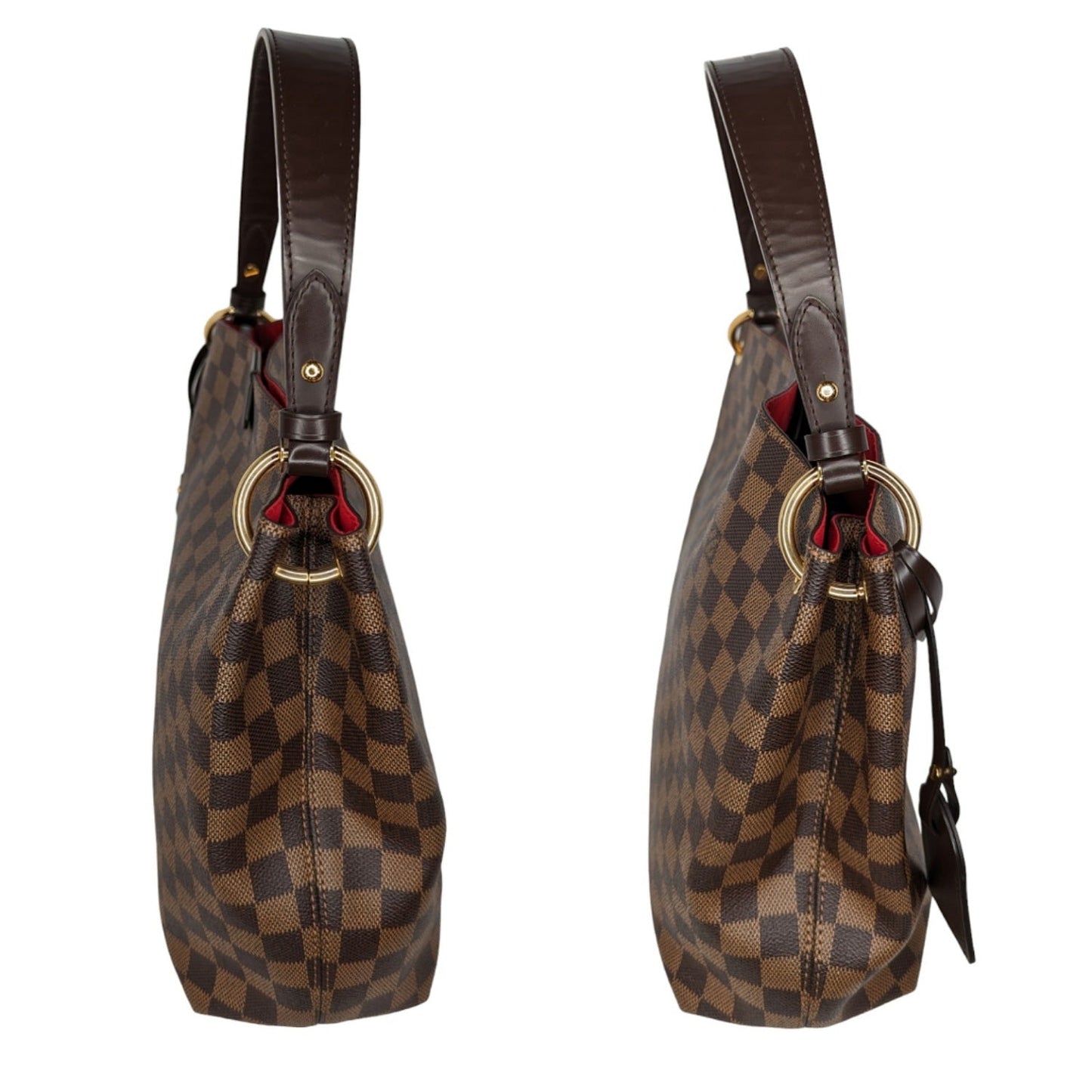 Louis Vuitton Damier Ebene Graceful PM Hobo Shoulder Bag