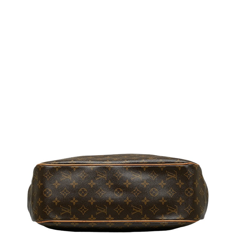 Louis Vuitton Monogram Battalion Horizontal Shoulder Bag Brown PVC Leather Ladies Louis Vuitton