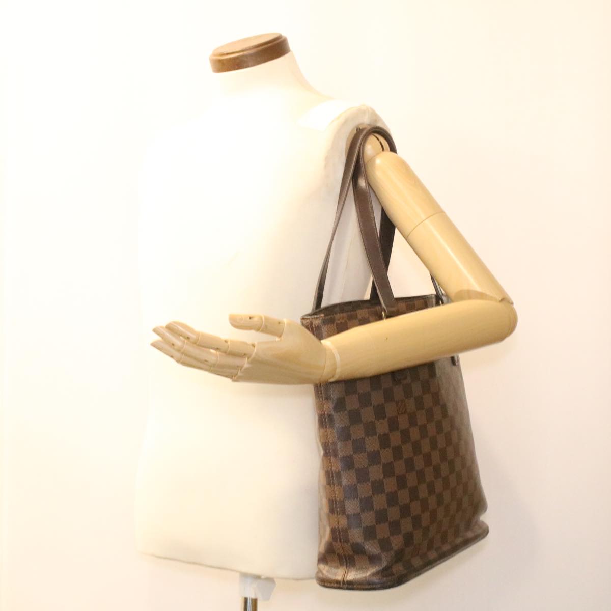 LOUIS VUITTON Damier Ebene Vavin GM Tote Bag N51169 LV 35810