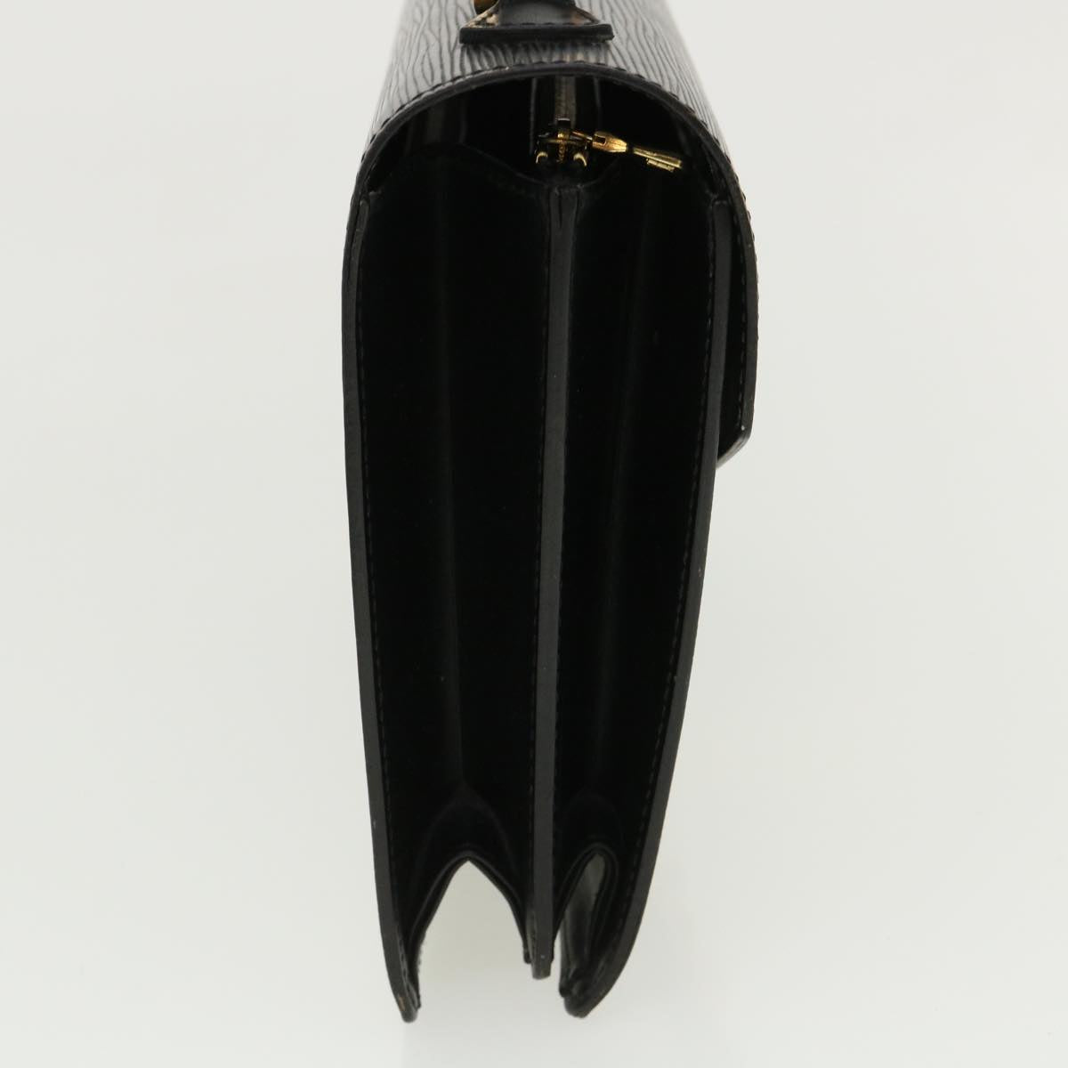 LOUIS VUITTON Epi Concorde Hand Bag Black LV Auth