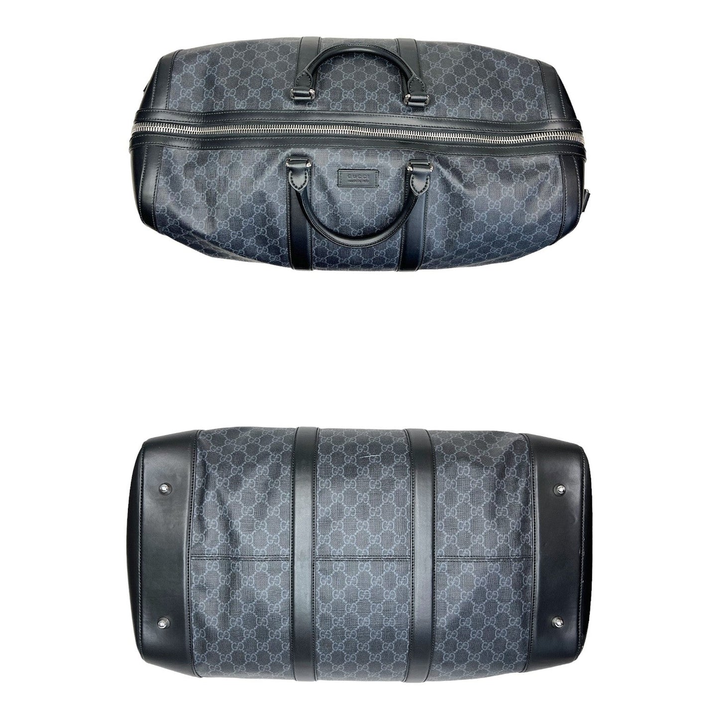 Gucci Leather Canvas Shoulder Bag