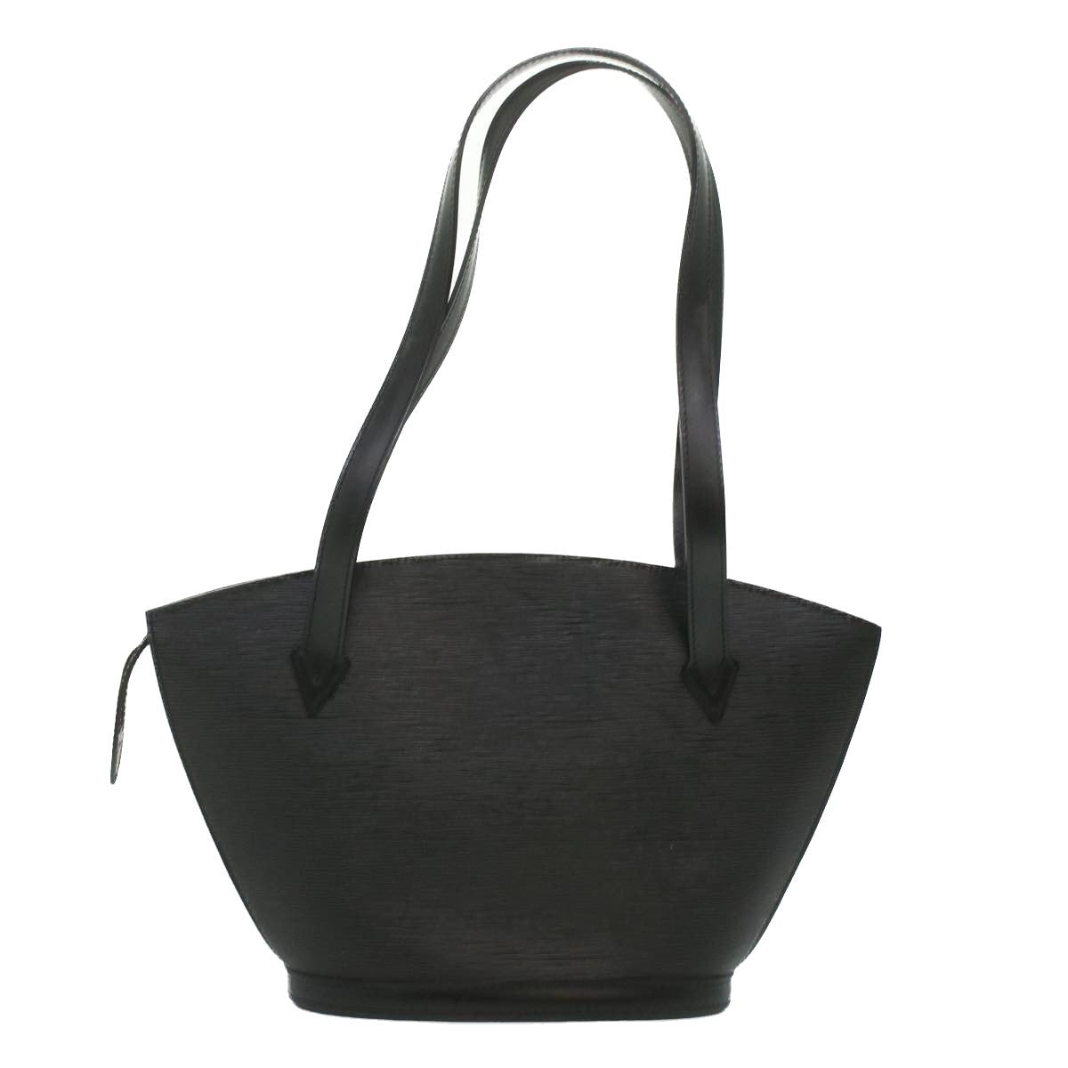 LOUIS VUITTON Epi Saint Jacques Poignees Shoulder Bag Black LV Auth