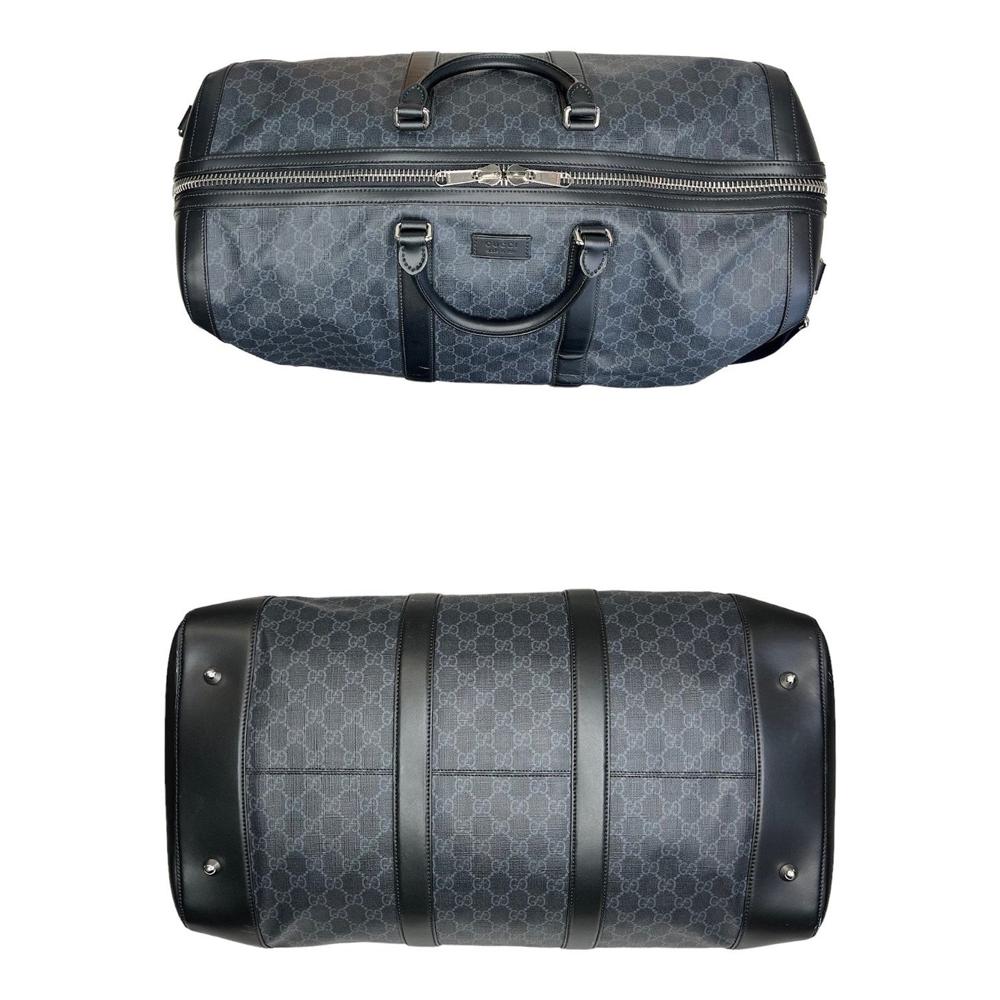 Gucci Leather Canvas Shoulder Bag