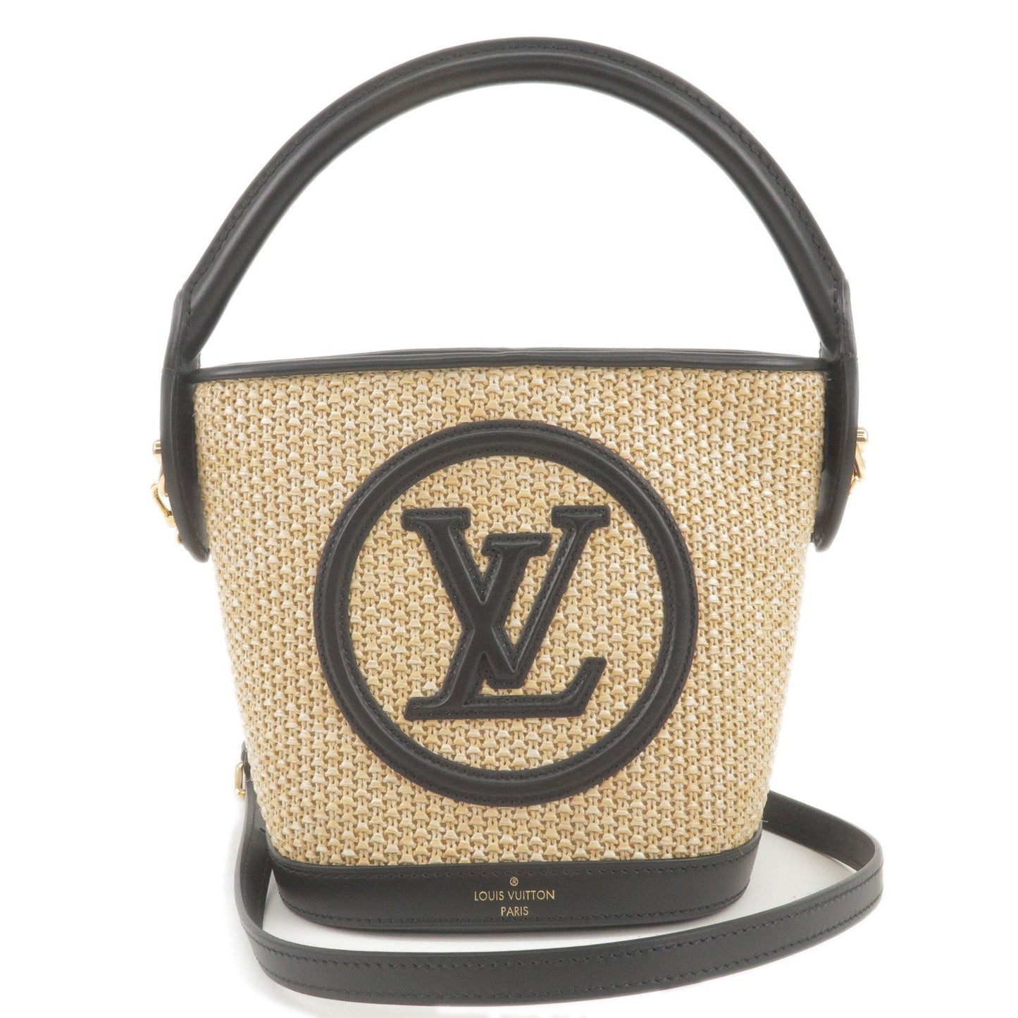 Louis Vuitton Petit Bucket 2Way Hand Bag Noir Black