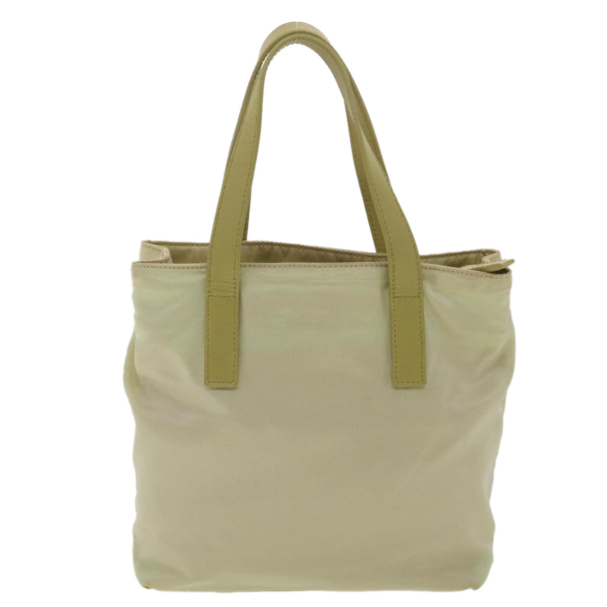 Prada Hand Bag Nylon Khaki
