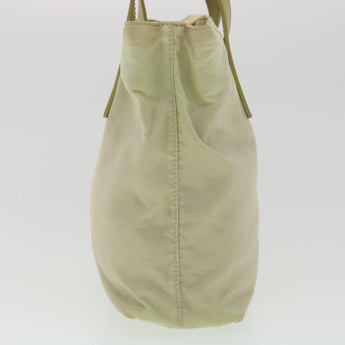 Prada Hand Bag Nylon Khaki