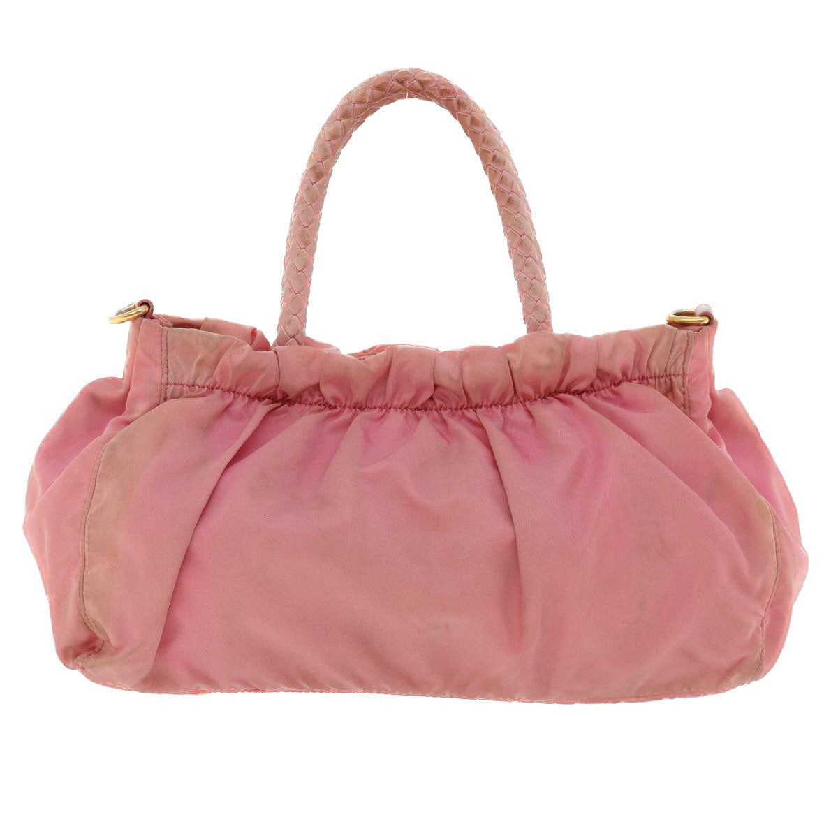 Prada Hand Bag Nylon 2way Pink