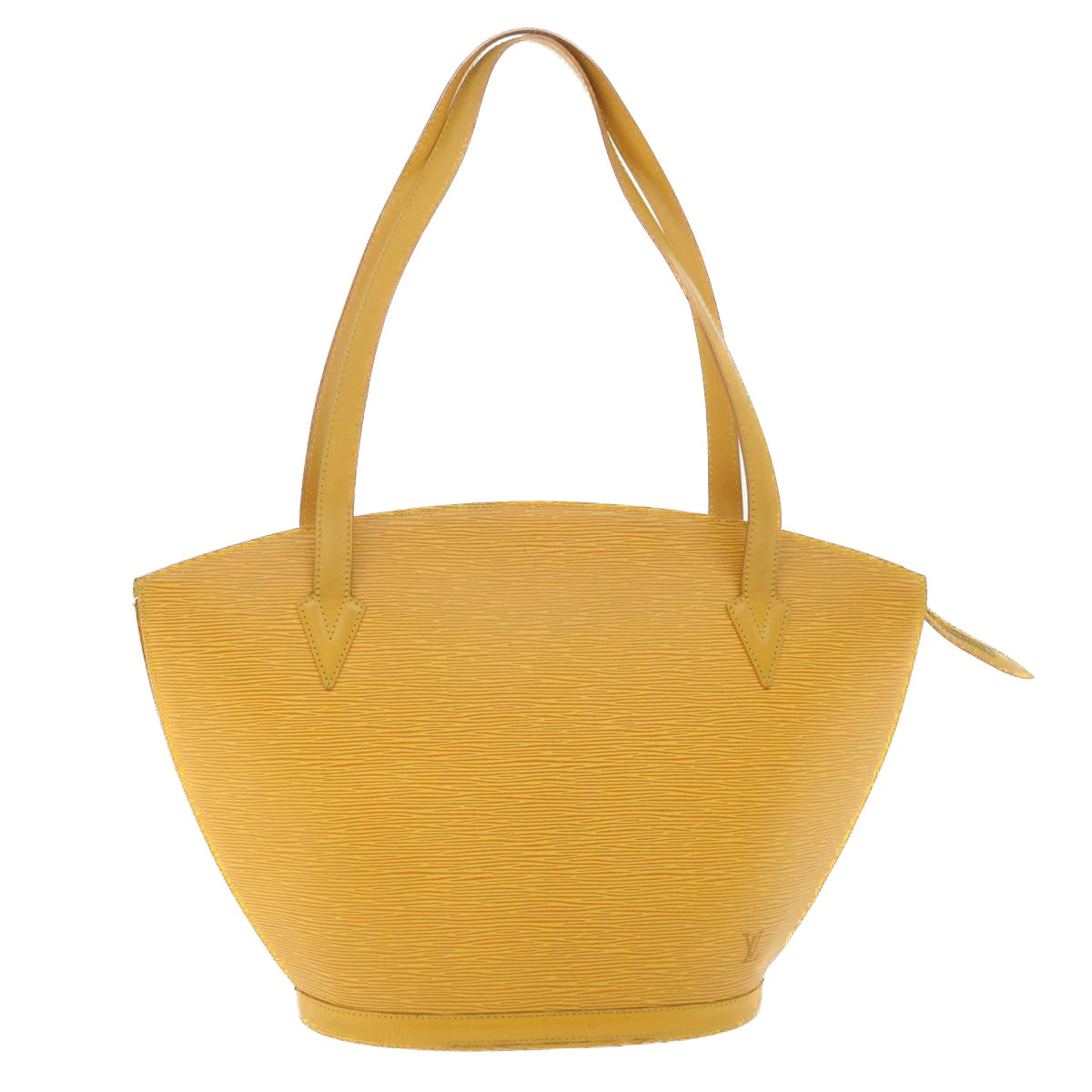 LOUIS VUITTON Epi Saint Jacques Shopping Shoulder Bag Yellow Auth