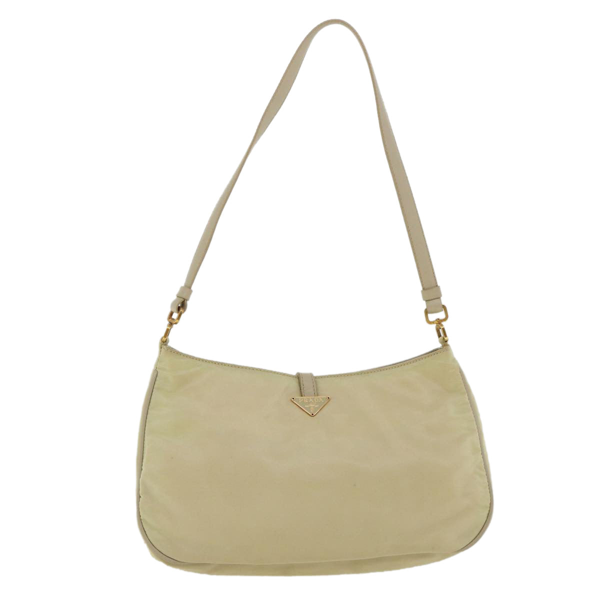 Prada Accessory Pouch Nylon Beige Luxury Handbag