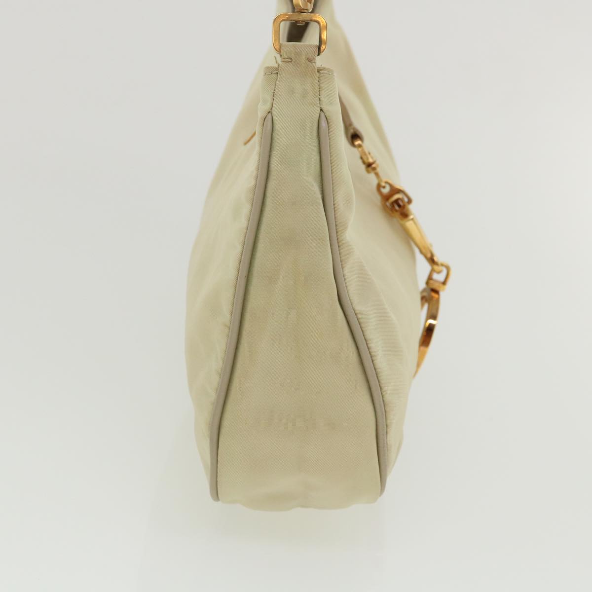 Prada Accessory Pouch Nylon Beige Luxury Handbag