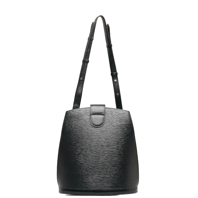Louis Vuitton Epic Clooney Shoulder Bag Noir Black Leather Louis Vuitton