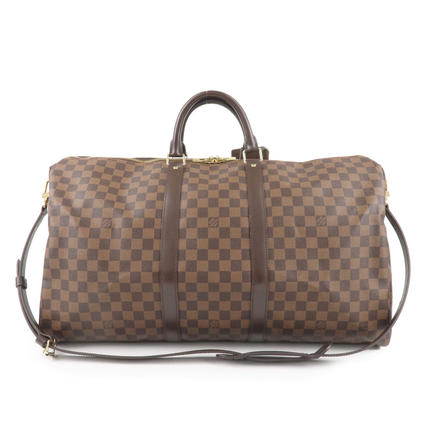 Louis Vuitton Damier Keep All Bandouliere 55 Boston Bag