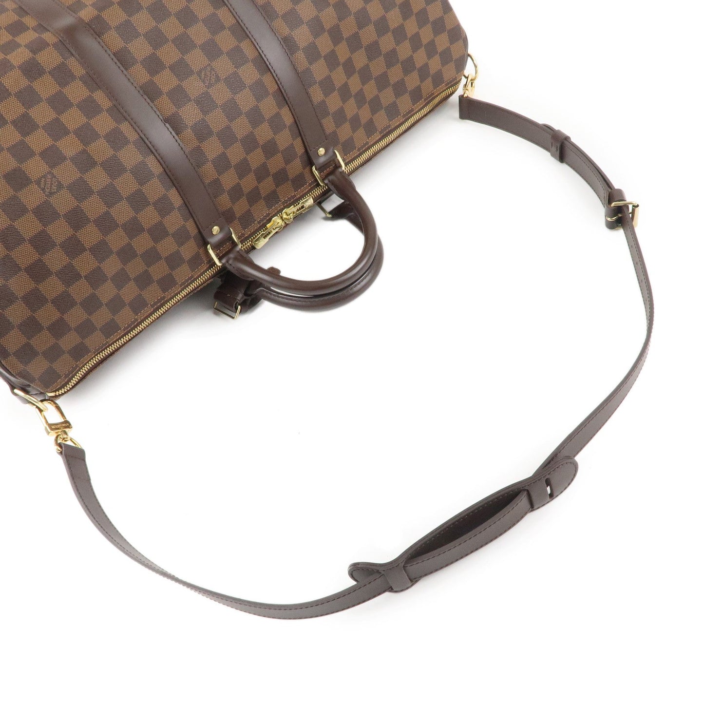 Louis Vuitton Damier Keep All Bandouliere 55 Boston Bag