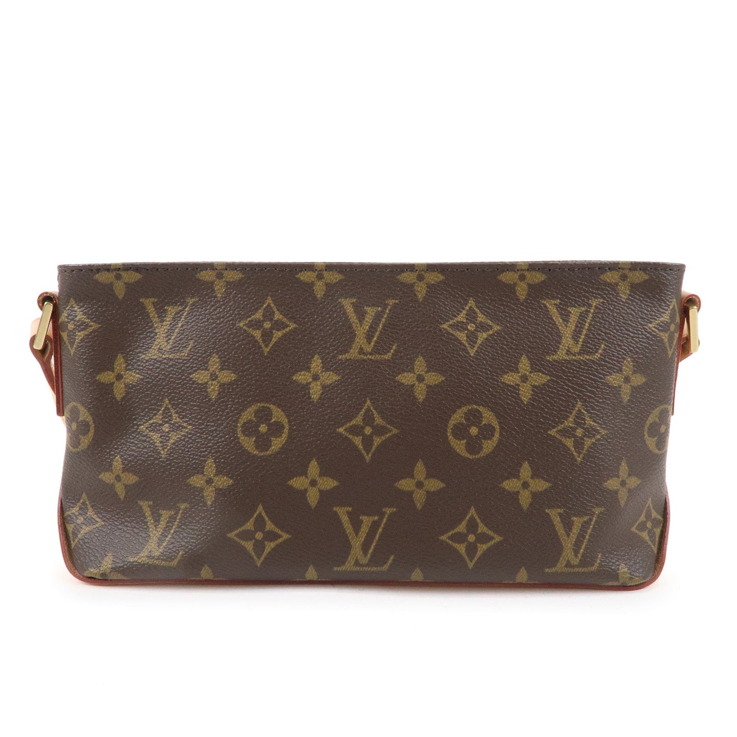 Louis Vuitton Monogram Trotteur Shoulder Bag Brown