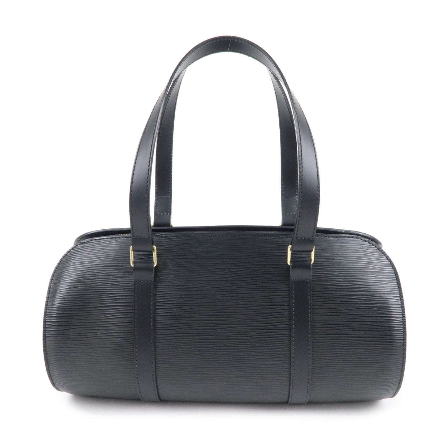 Louis Vuitton Epi Soufflot & Pouch Hand Bag Noir Black