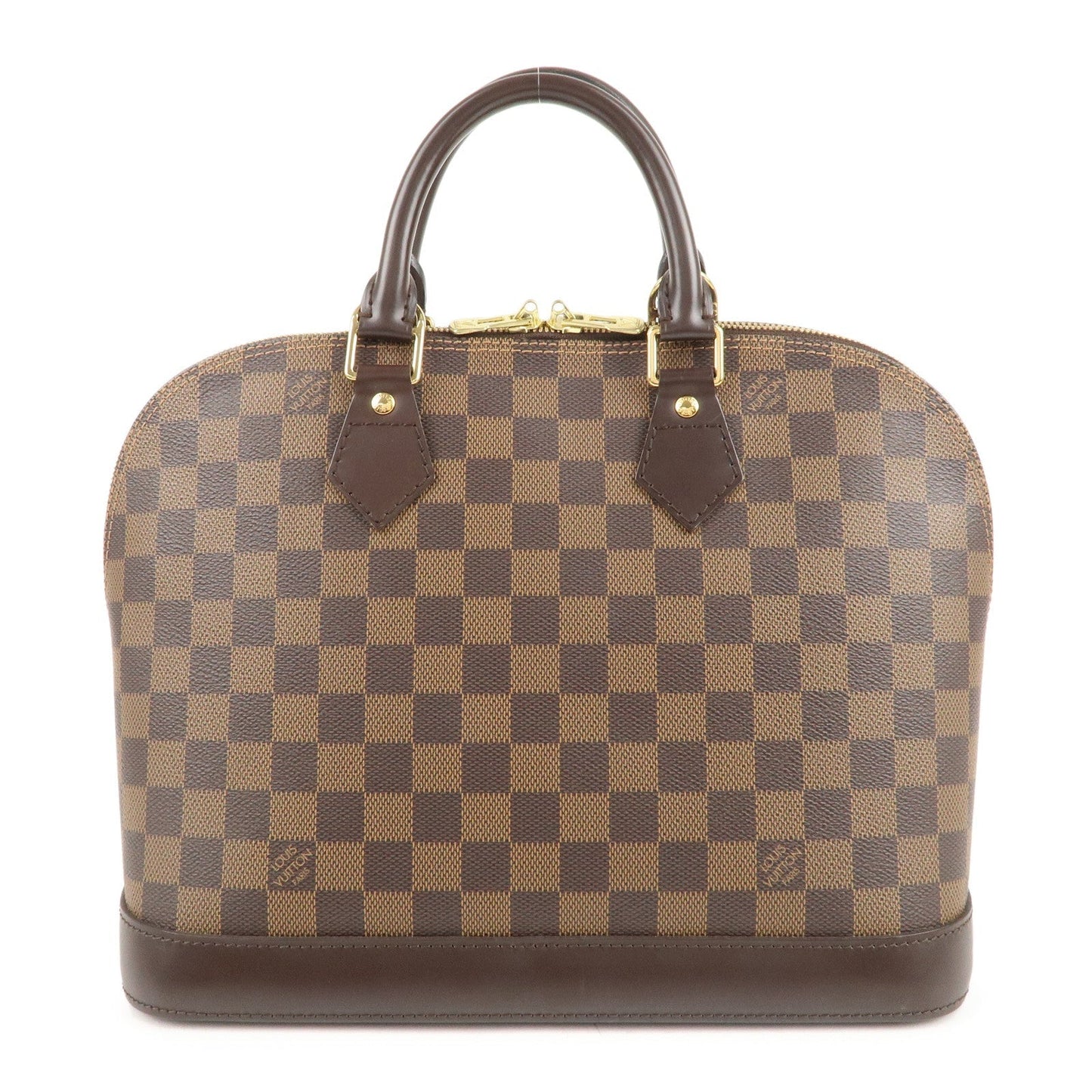 Louis Vuitton Damier Alma Hand Bag Brown