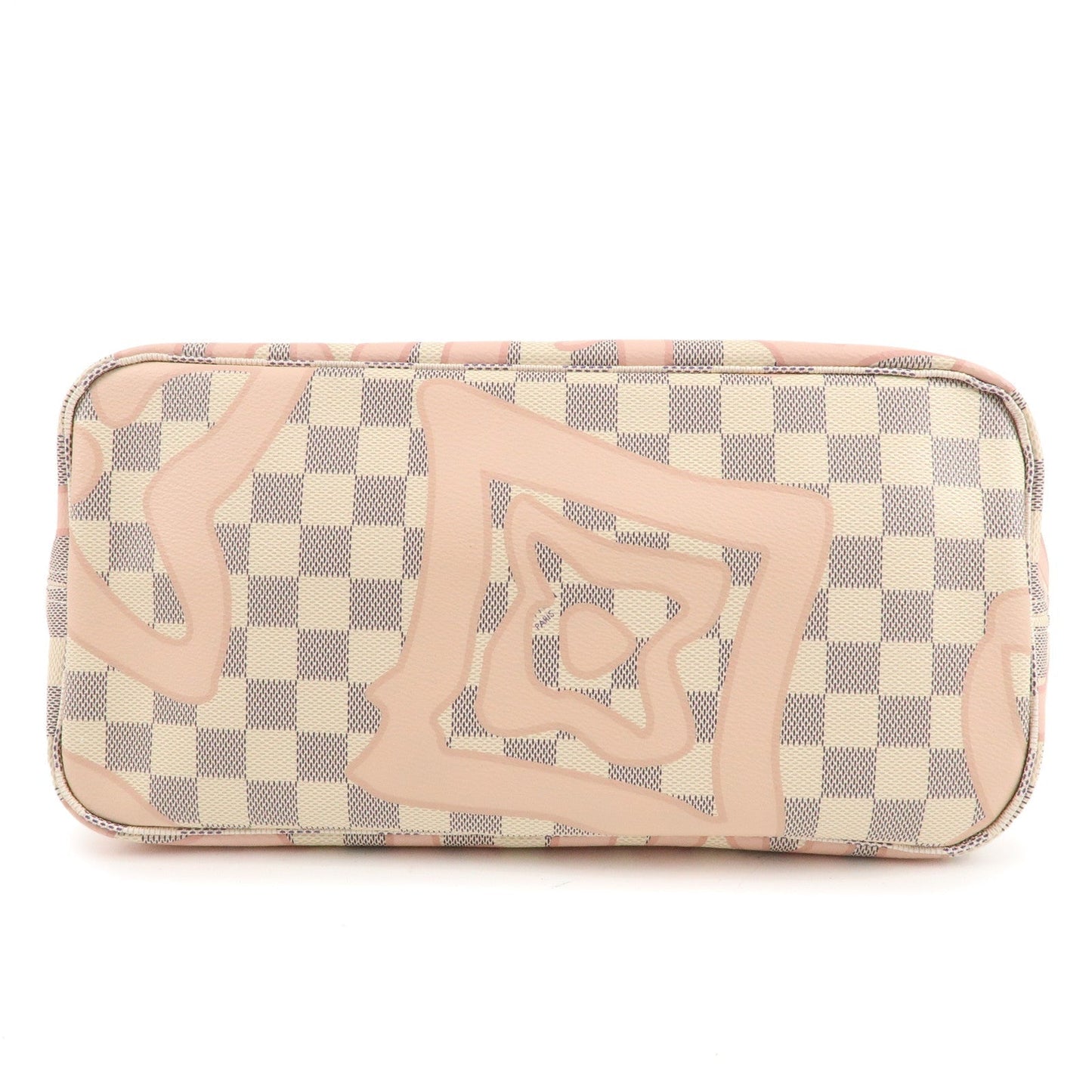 Louis Vuitton Damier Azur Tahiti Neverfull MM Tote Bag