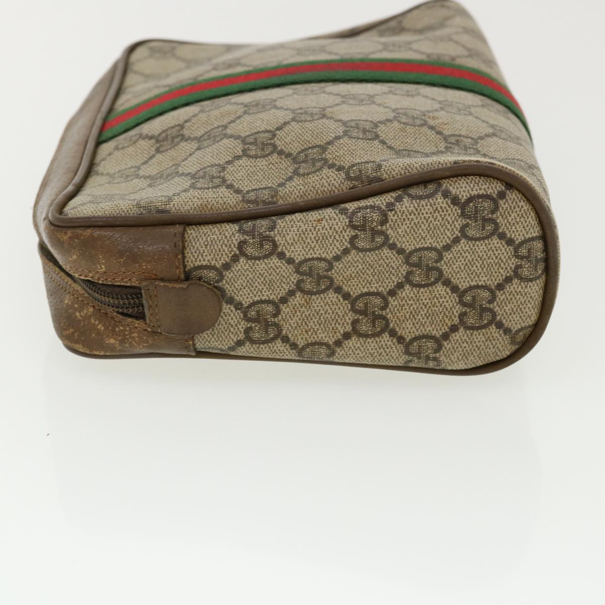 Gucci Leather Canvas Clutch