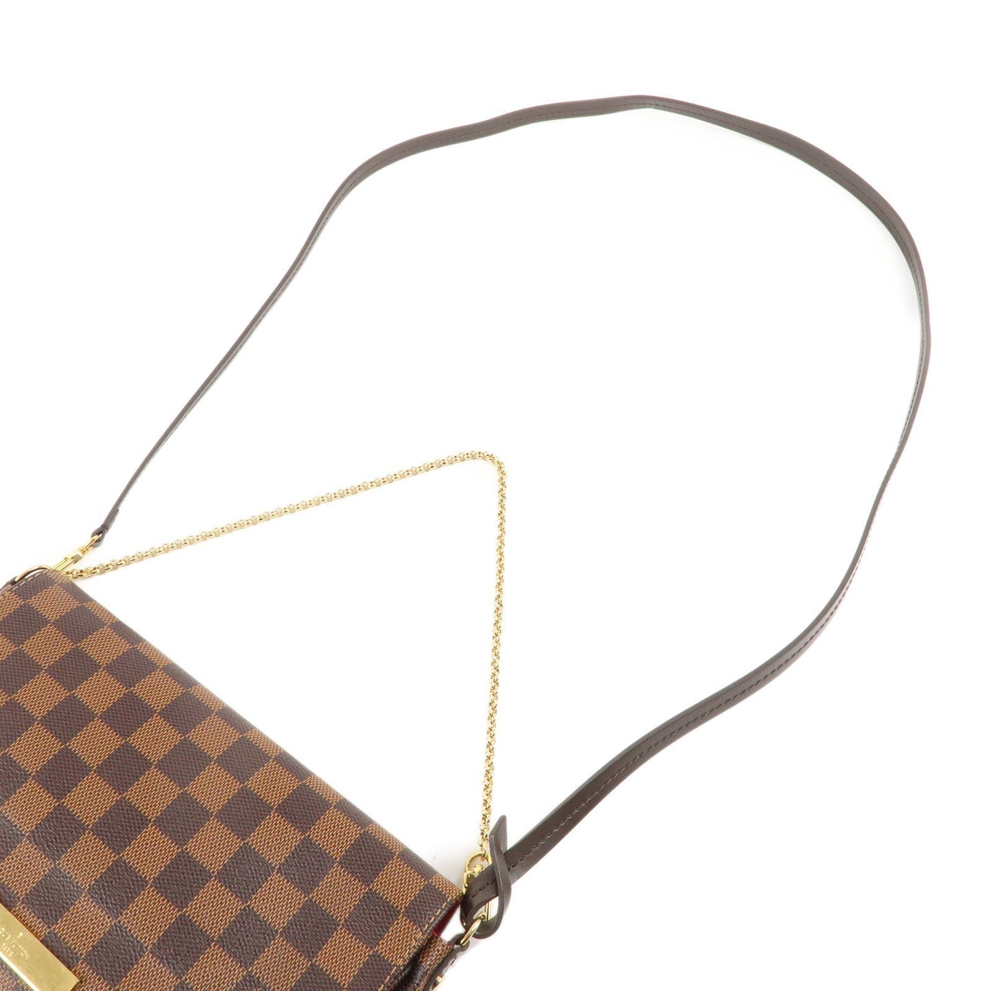 Louis Vuitton Damier Ebene Favorite MM 2Way Shoulder Bag