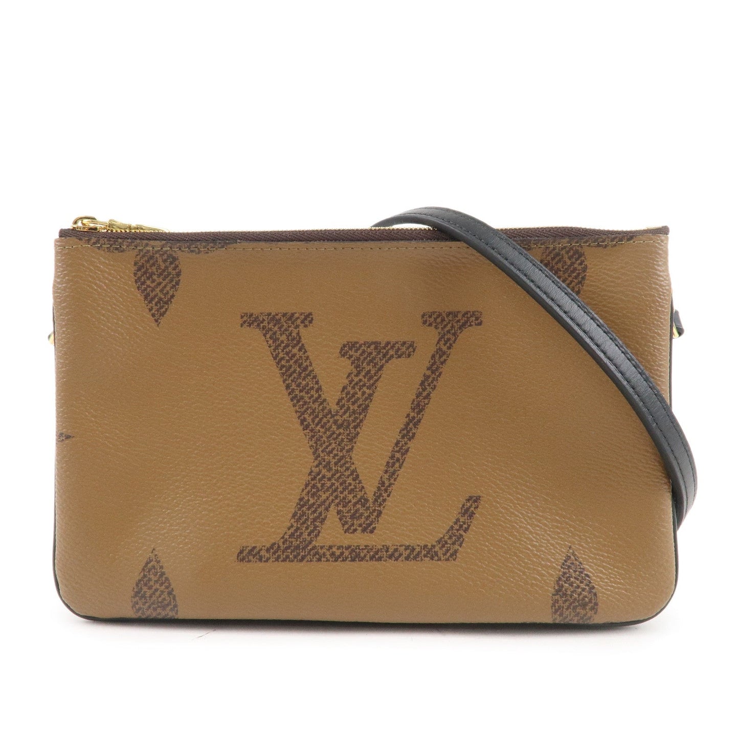 Louis Vuitton Monogram Reverse Pochette Double Zip 2Way Bag