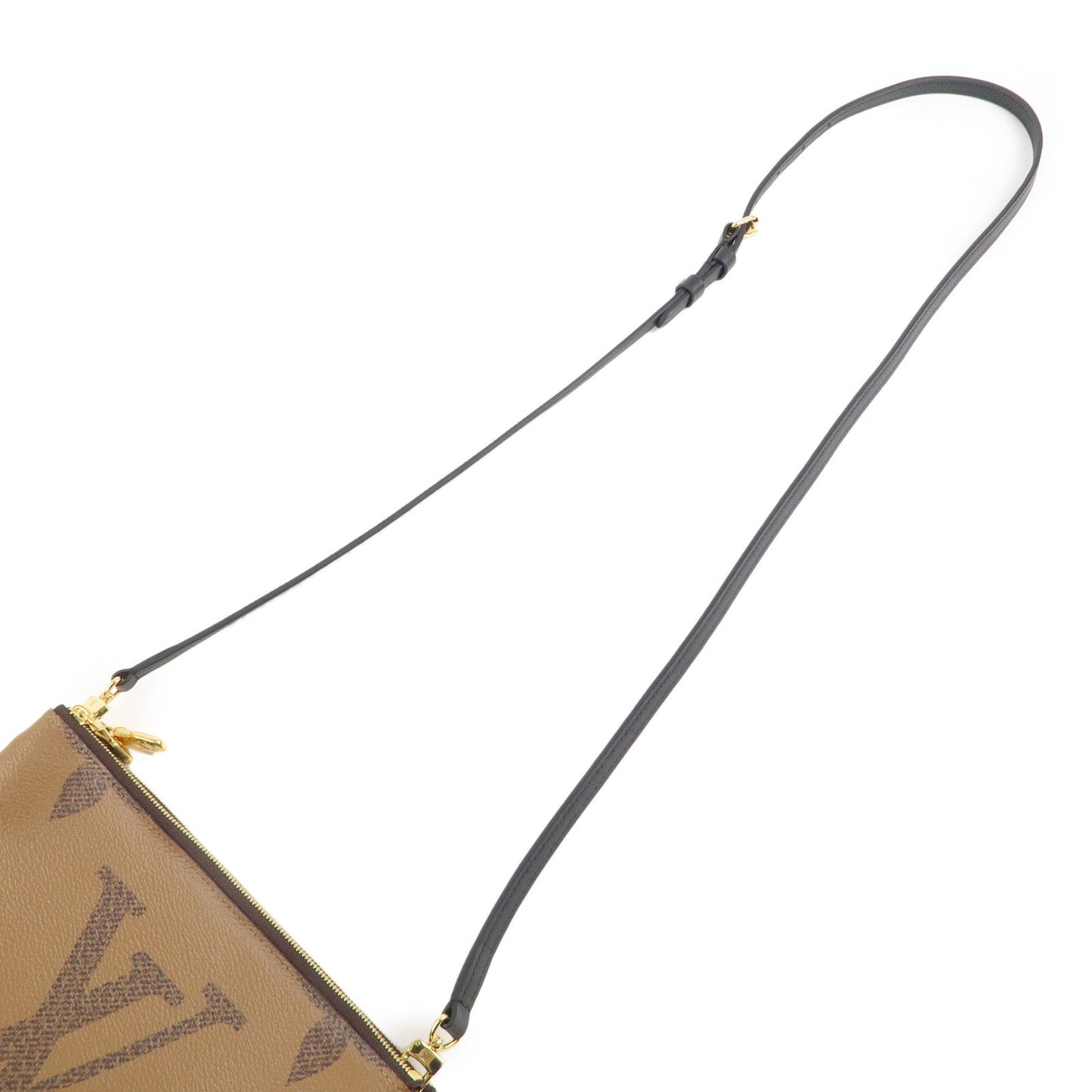 Louis Vuitton Monogram Reverse Pochette Double Zip 2Way Bag