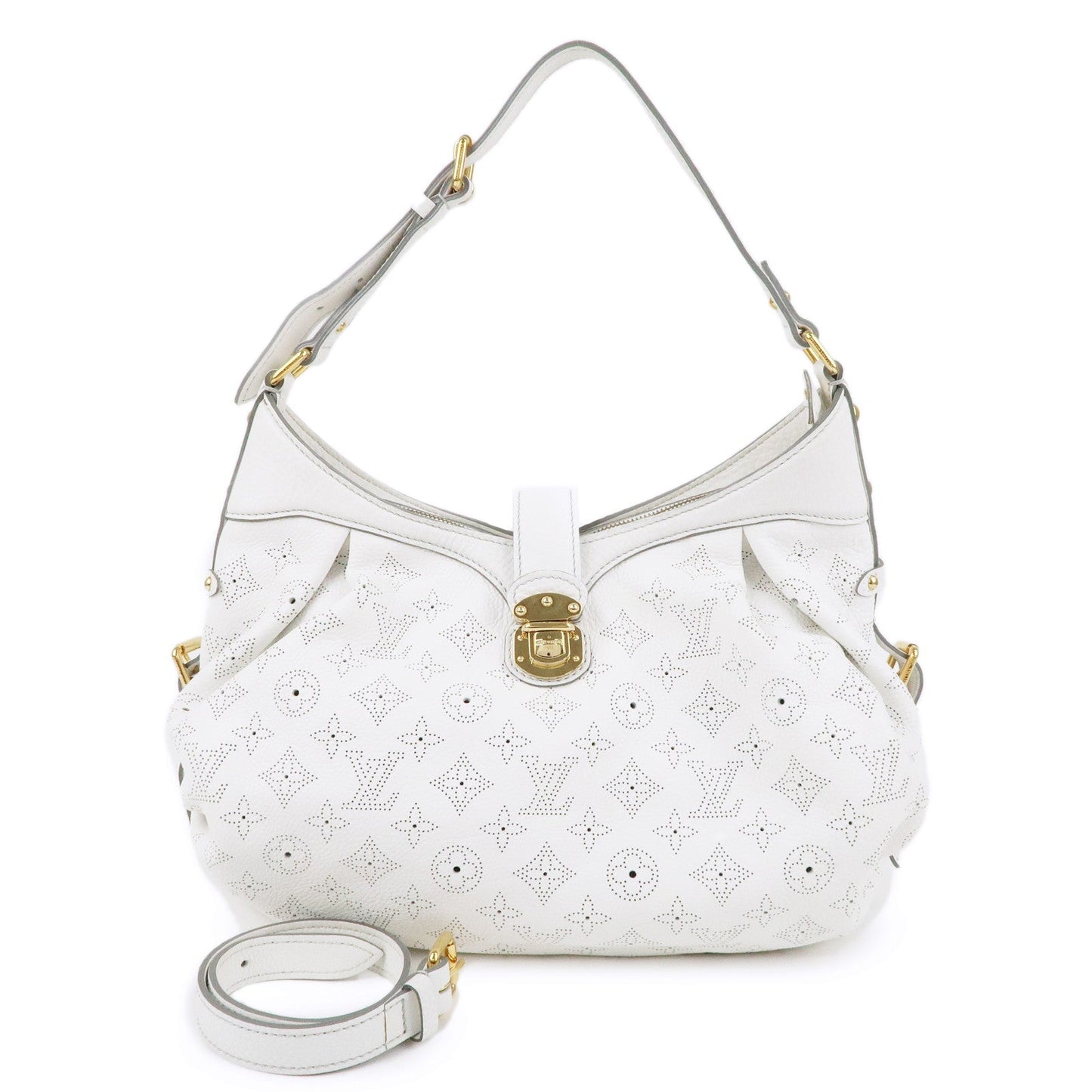 Louis Vuitton Monogram Mahina XS Shoulder Bag Blanc White