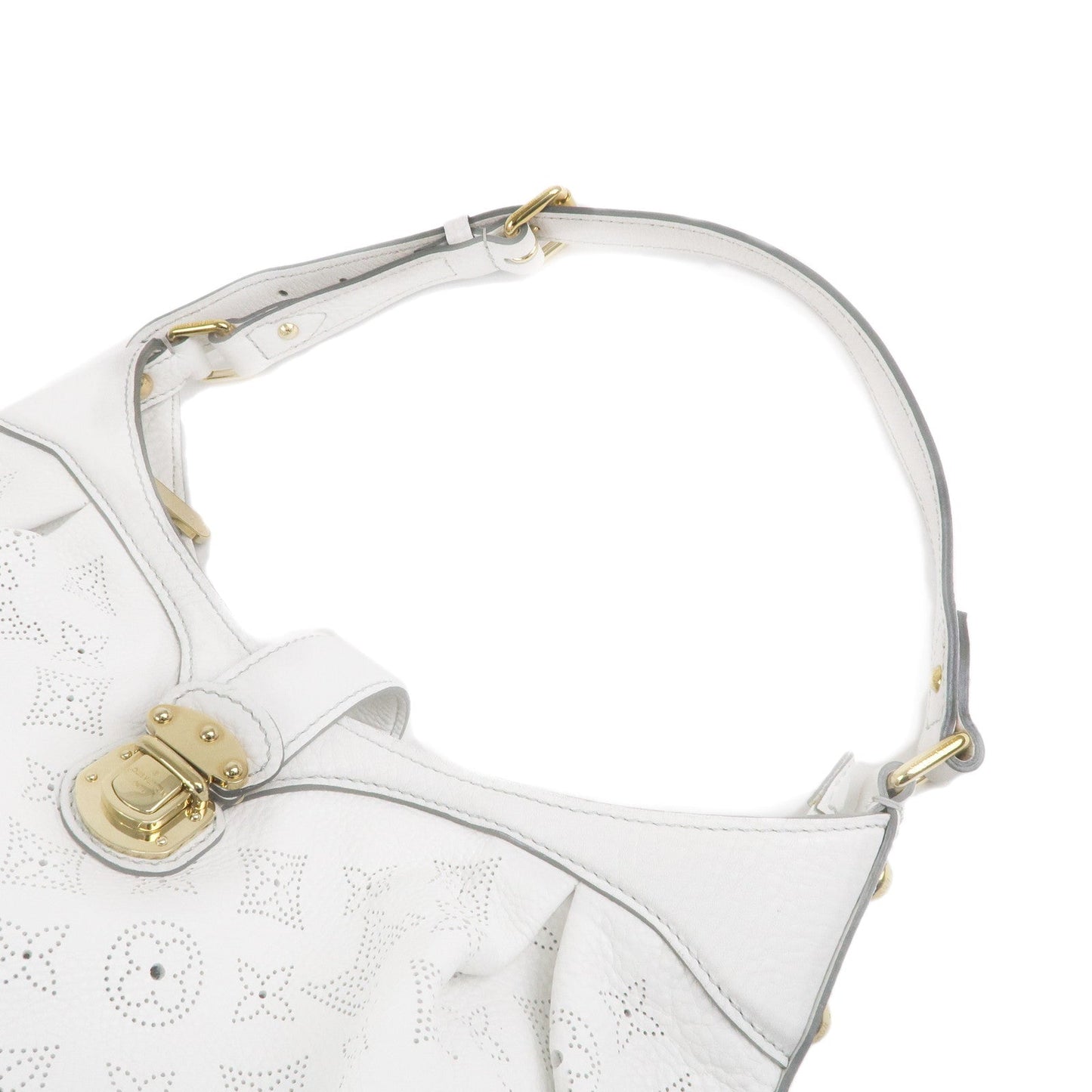 Louis Vuitton Monogram Mahina XS Shoulder Bag Blanc White