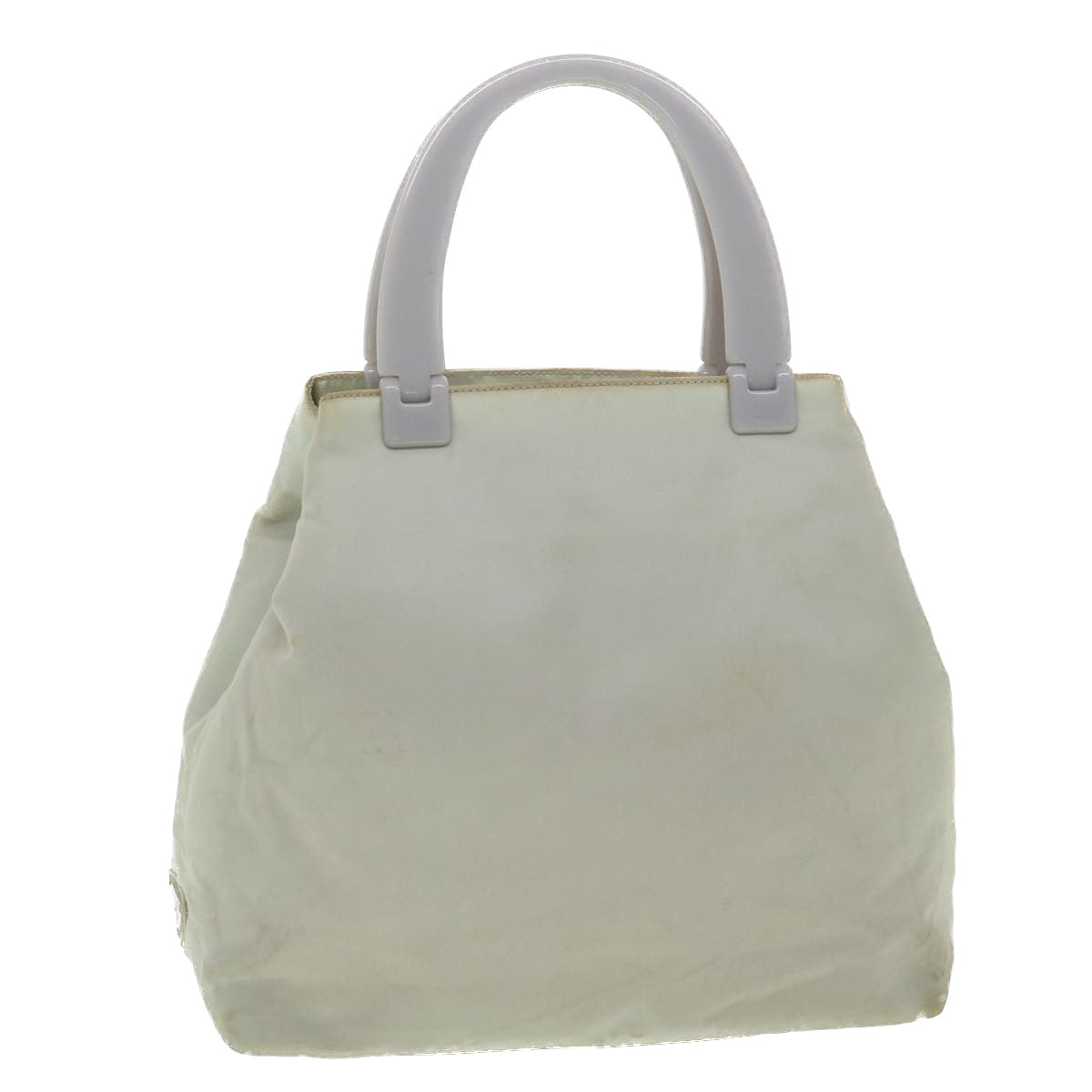Prada Hand Bag Nylon Gray