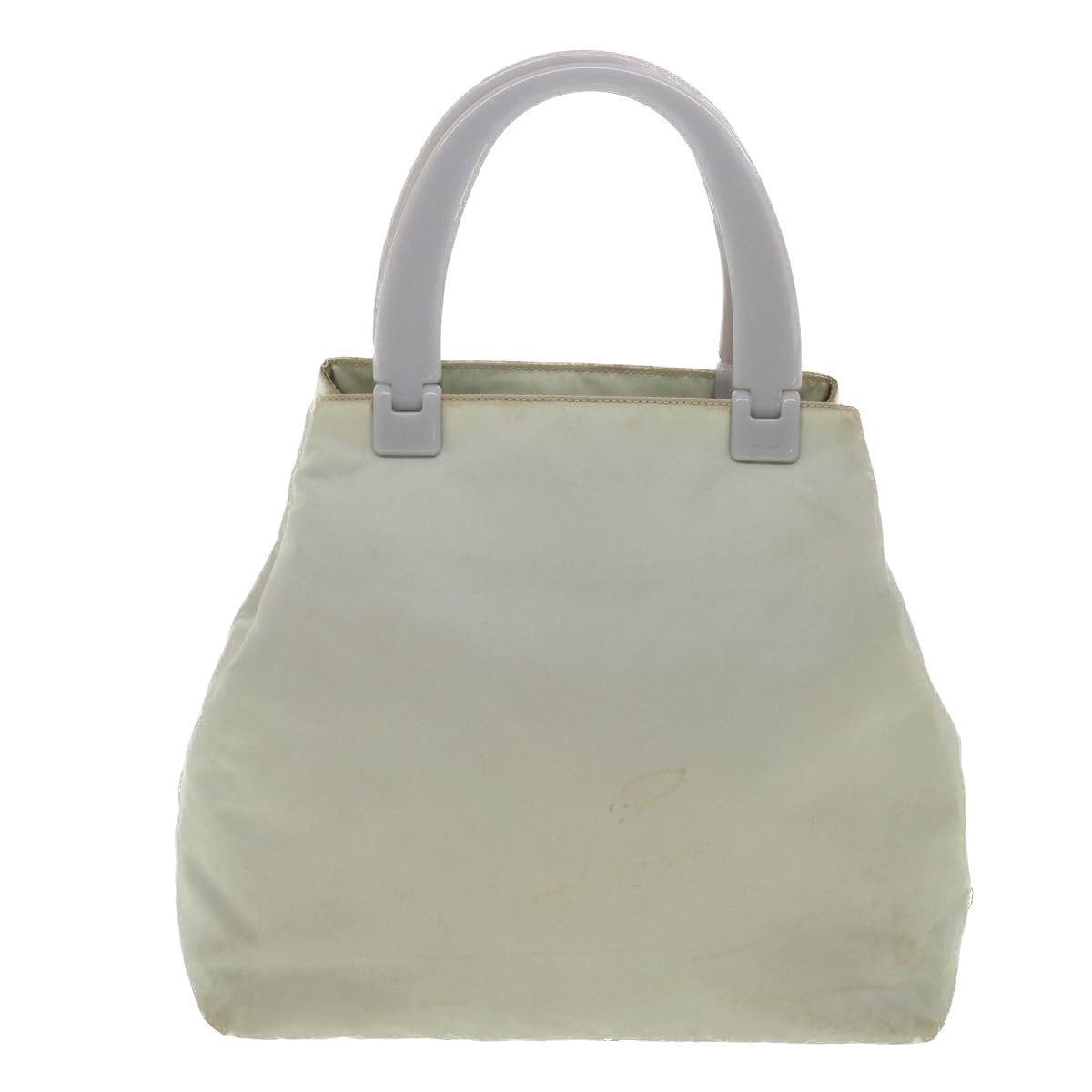 Prada Hand Bag Nylon Gray