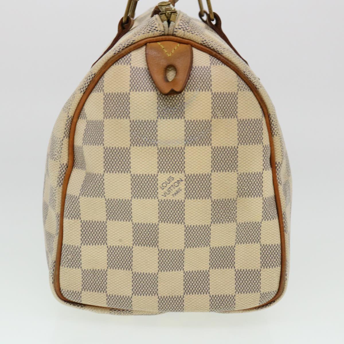 LOUIS VUITTON Damier Azur Hand Bag LV Auth