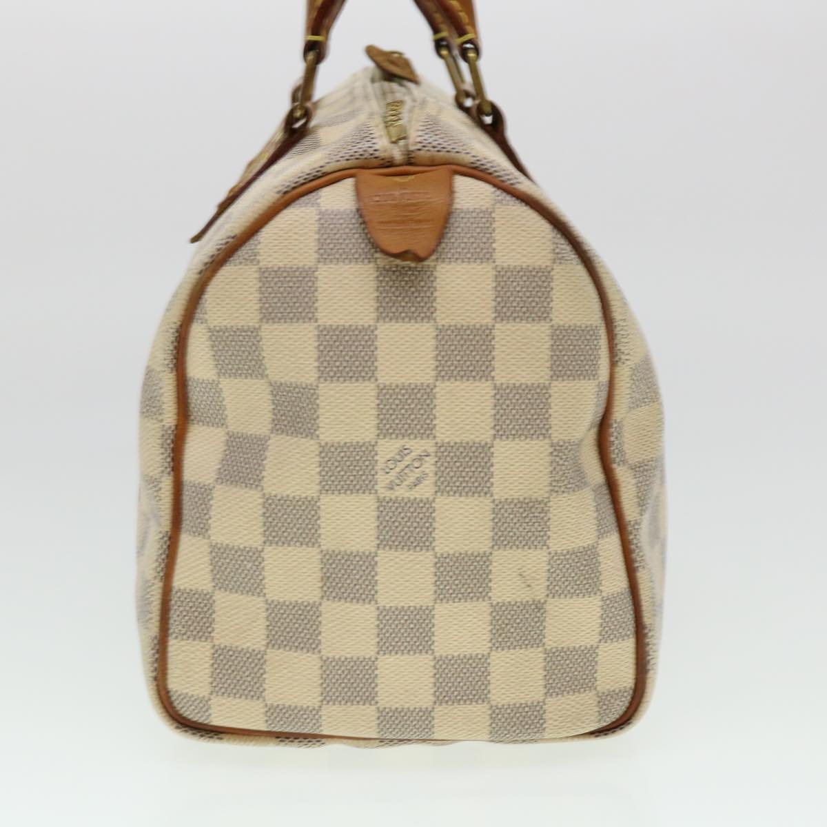 LOUIS VUITTON Damier Azur Hand Bag LV Auth