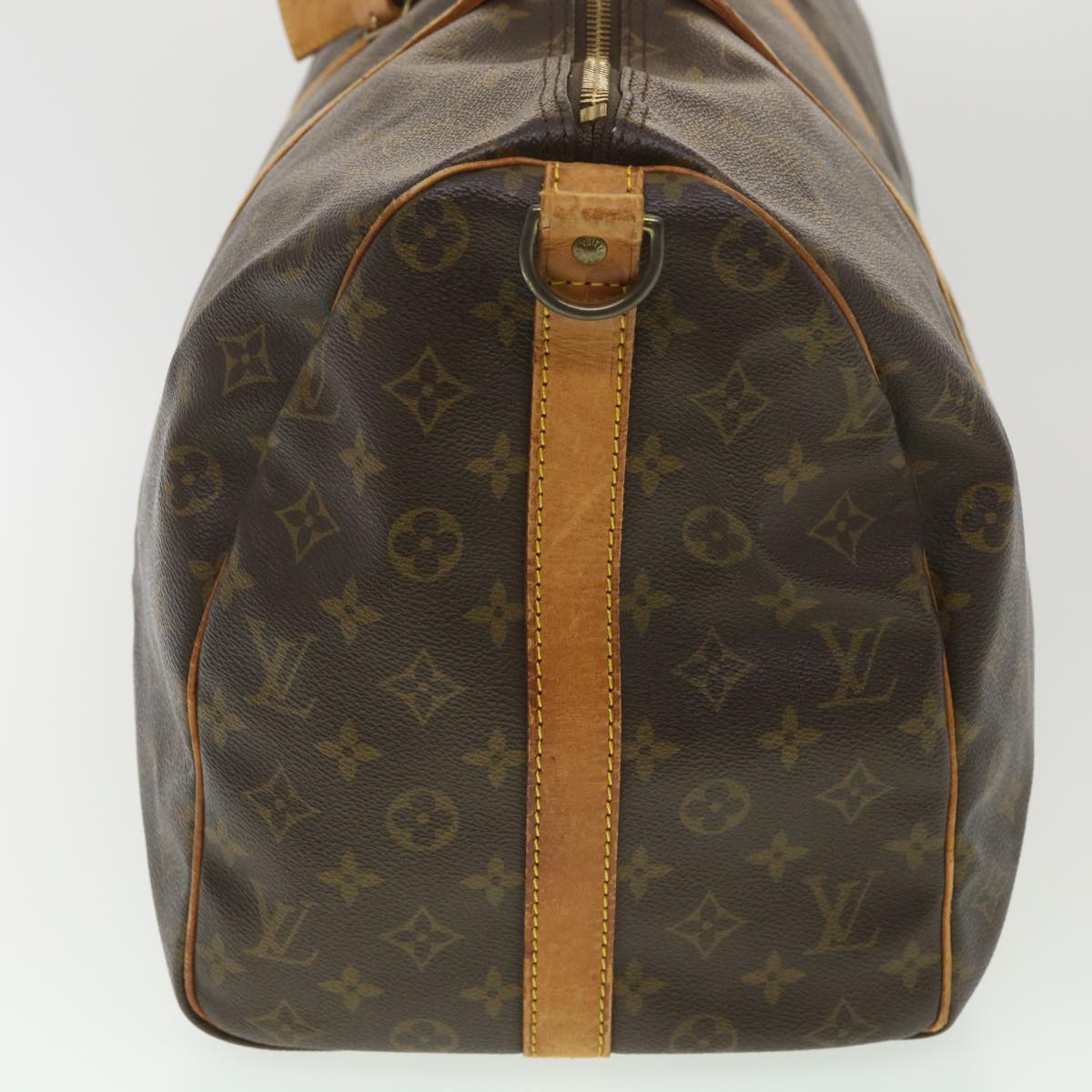 LOUIS VUITTON Monogram Keepall Bandouliere 50 Boston Bag LV Auth