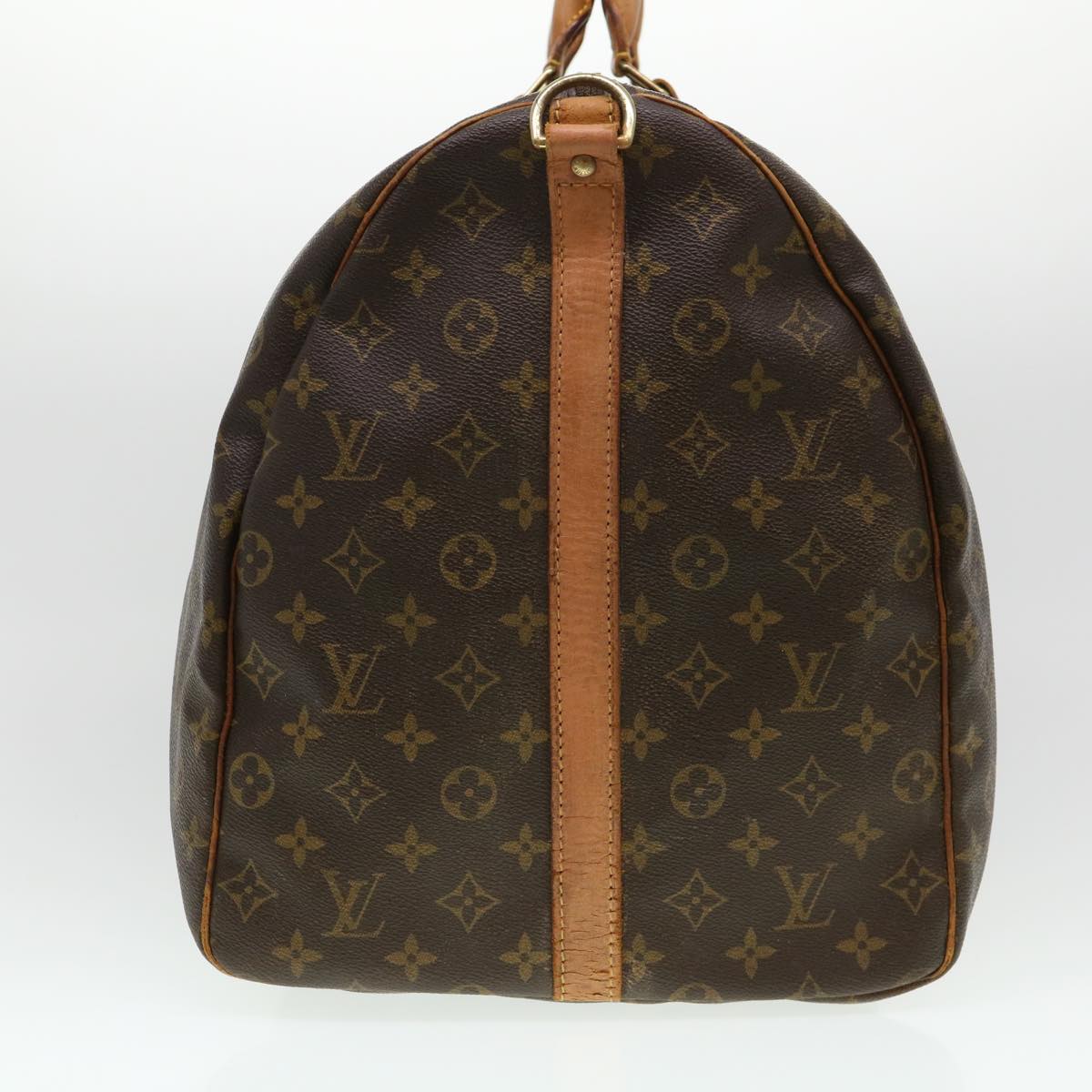 LOUIS VUITTON Monogram Keepall Bandouliere 60 Boston Bag M41412 LV 38416